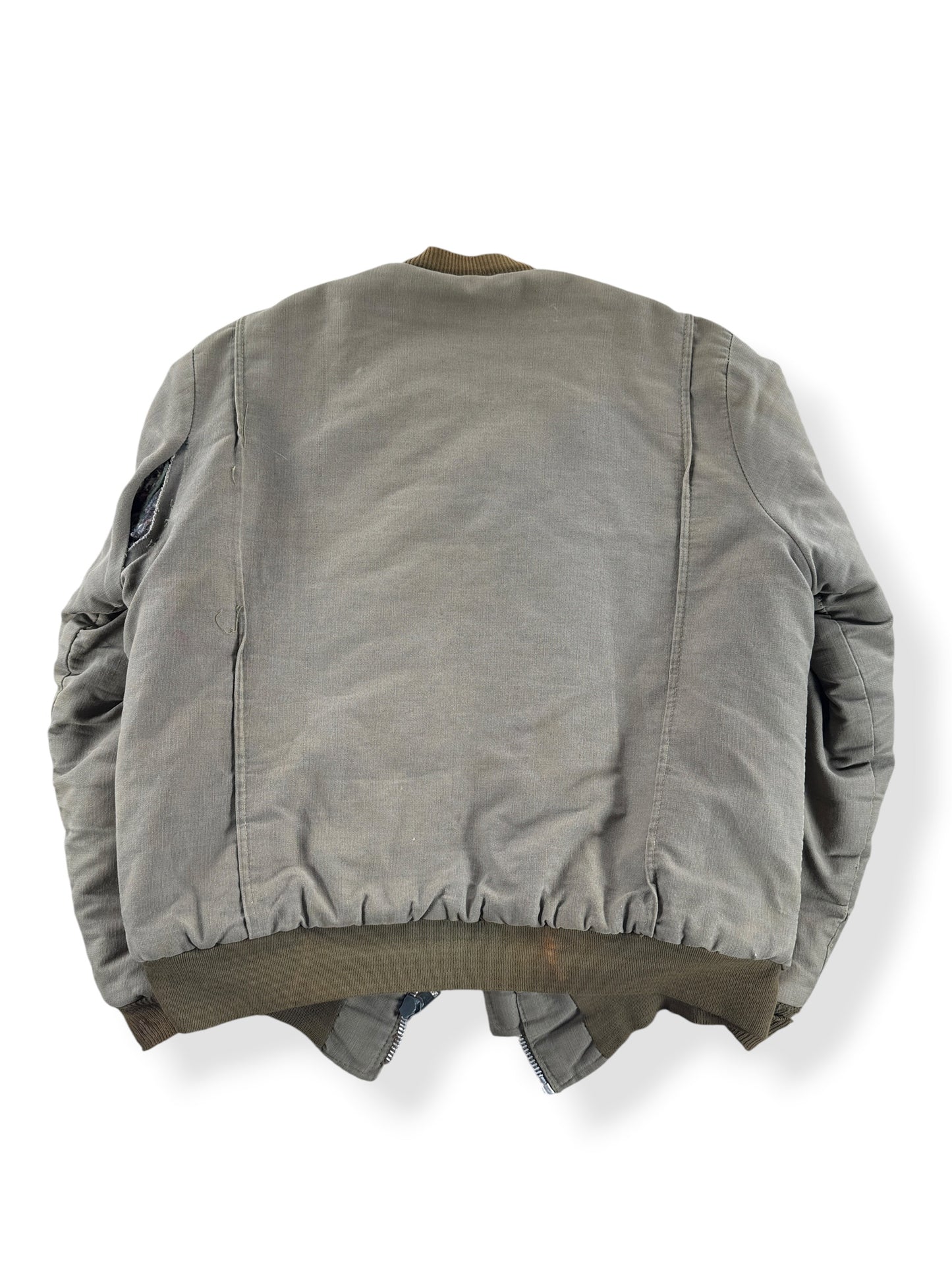 Back of Vintage Civilian Tanker Jacket SZ L - AS IS