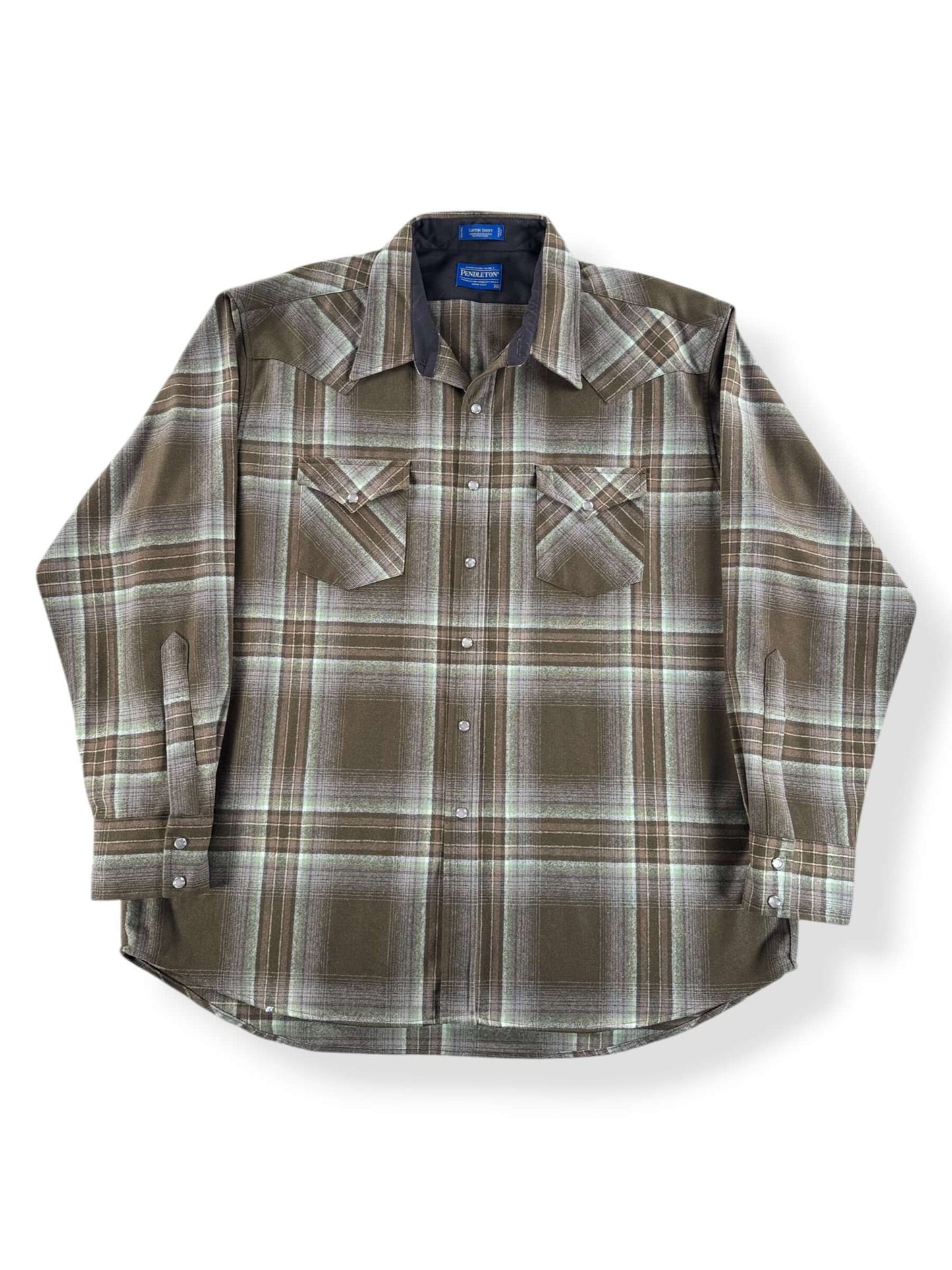 Front of Pendleton Made in Mexico Canyon Shirt SZ XXL