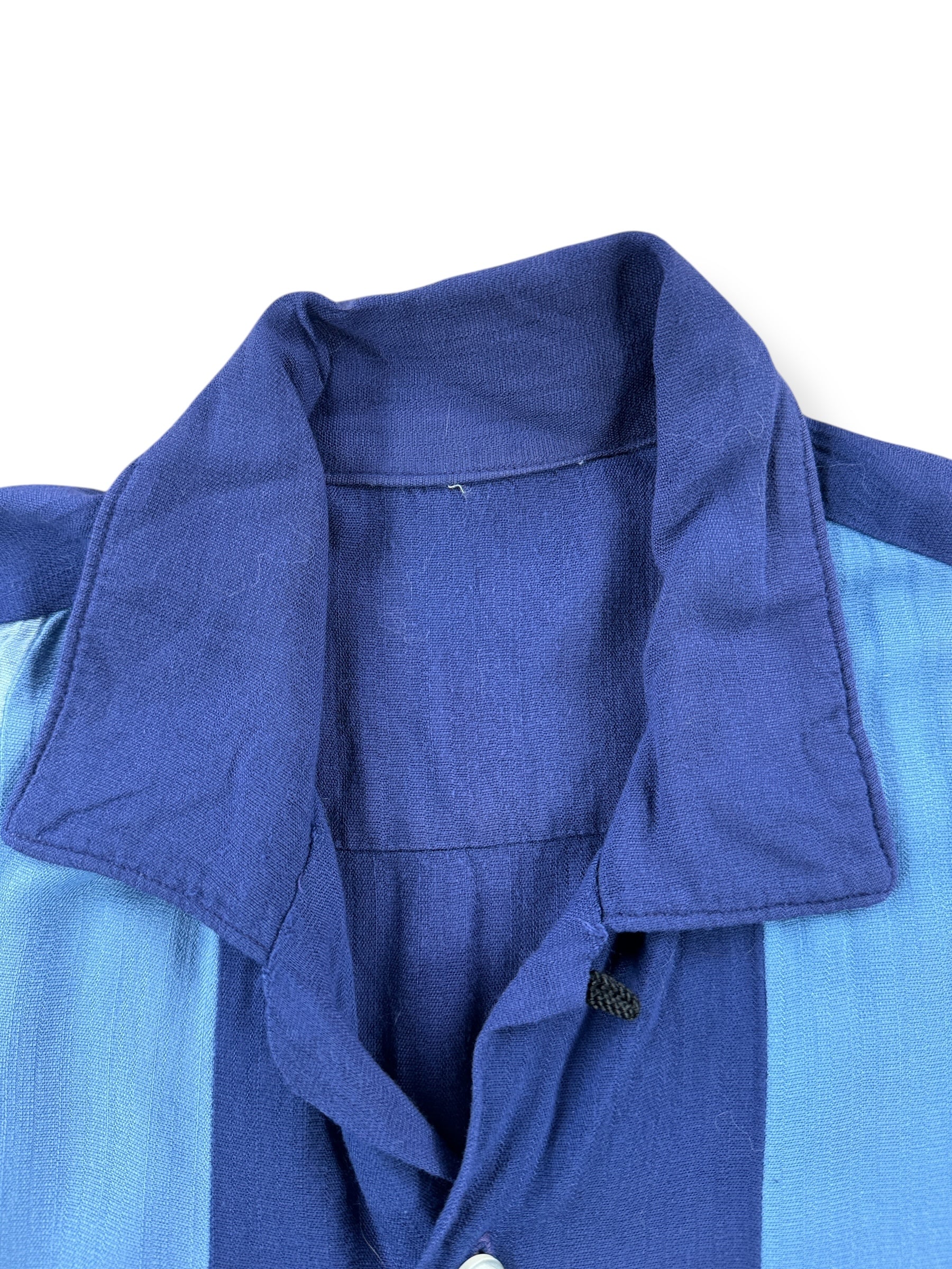 Collar on Vintage Rayon Shirt Jac SZ M