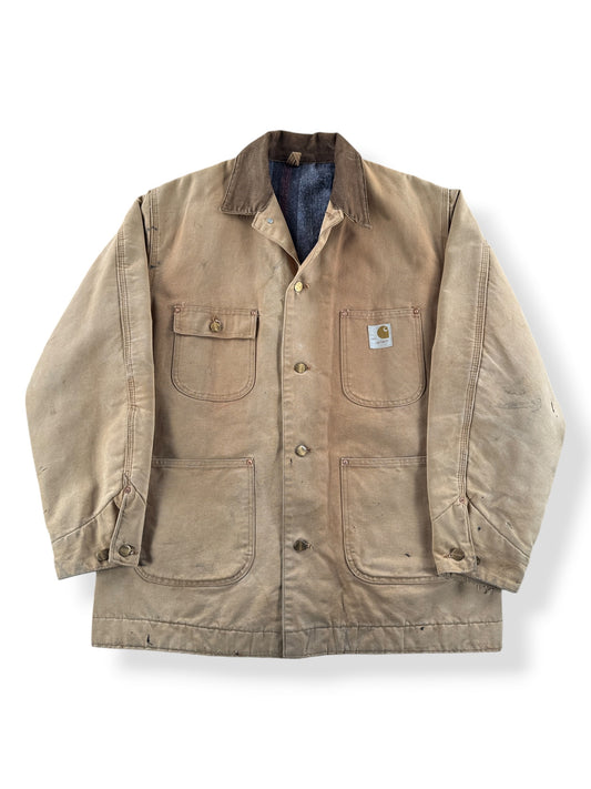 Front of Vintage 70s Carhartt Chore Coat SZ 44