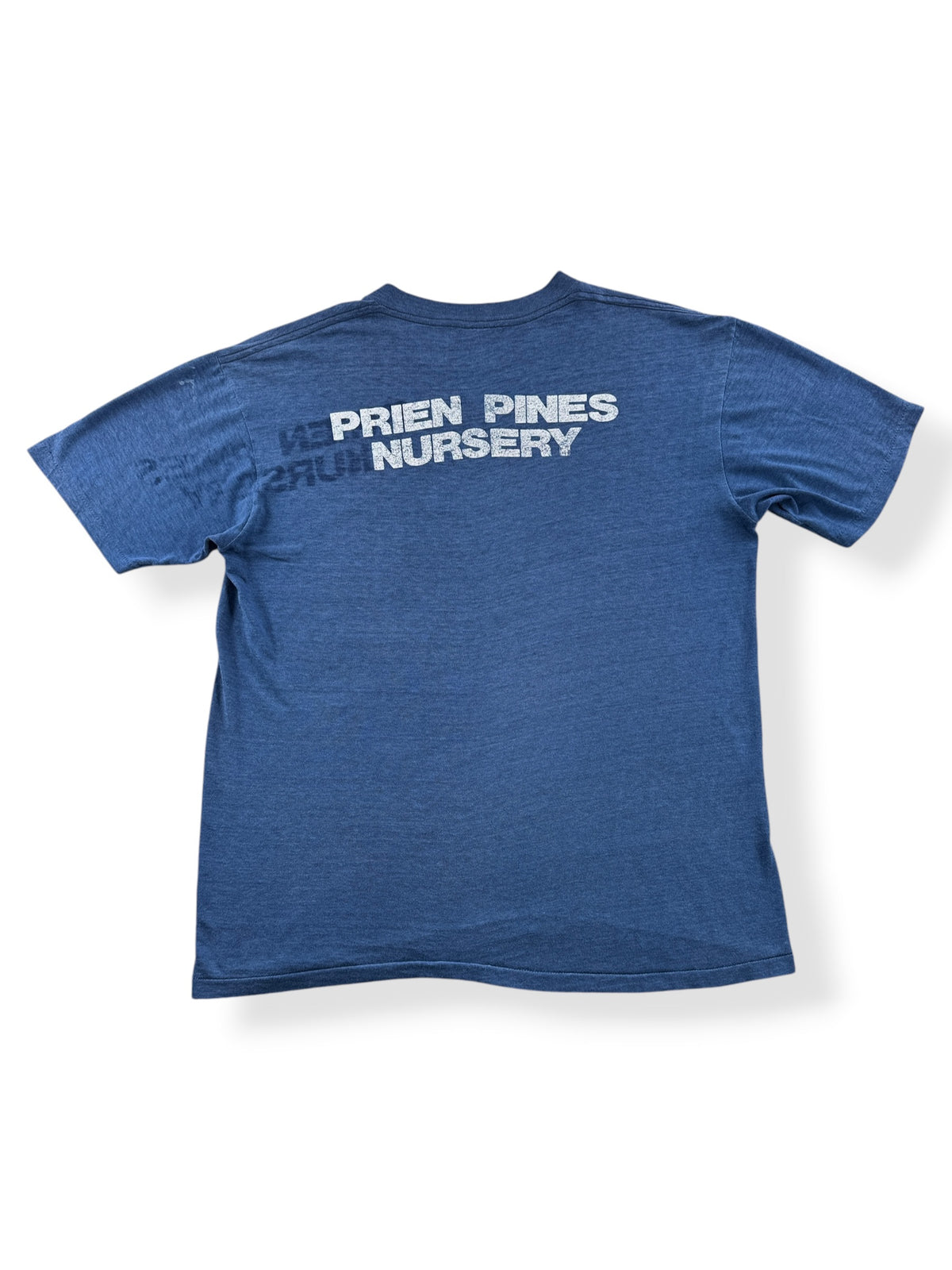 Back of Vintage Faded Prien Pines Nursery Tee SZ L