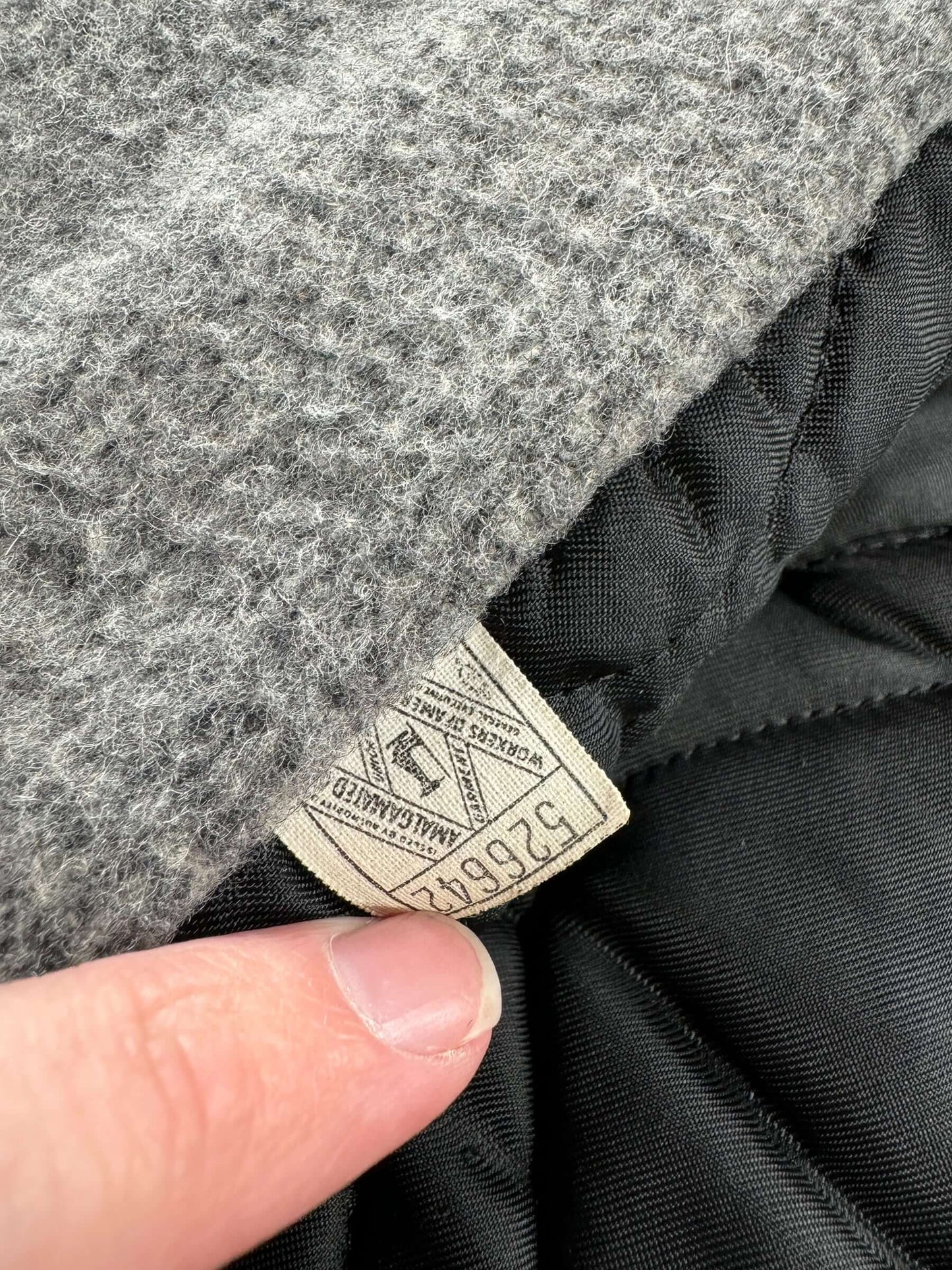 Union Tag on Vintage Brent Windward Outerwear Overcoat SZ L