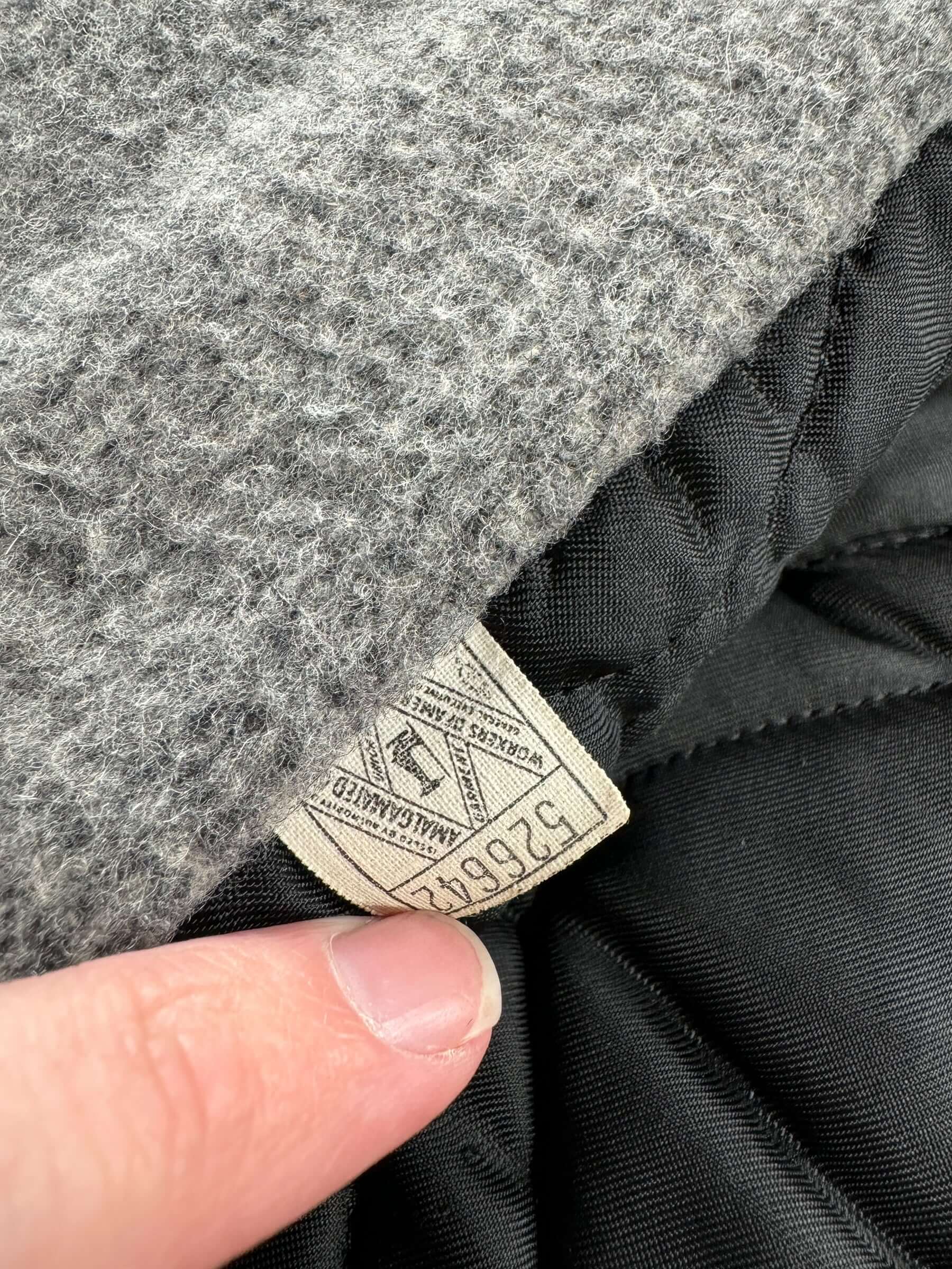 Union Tag on Vintage Brent Windward Outerwear Overcoat SZ L