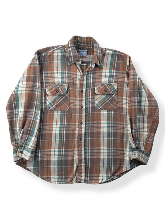 Front of Vintage The Alaskan Cotton Flannel SZ XL