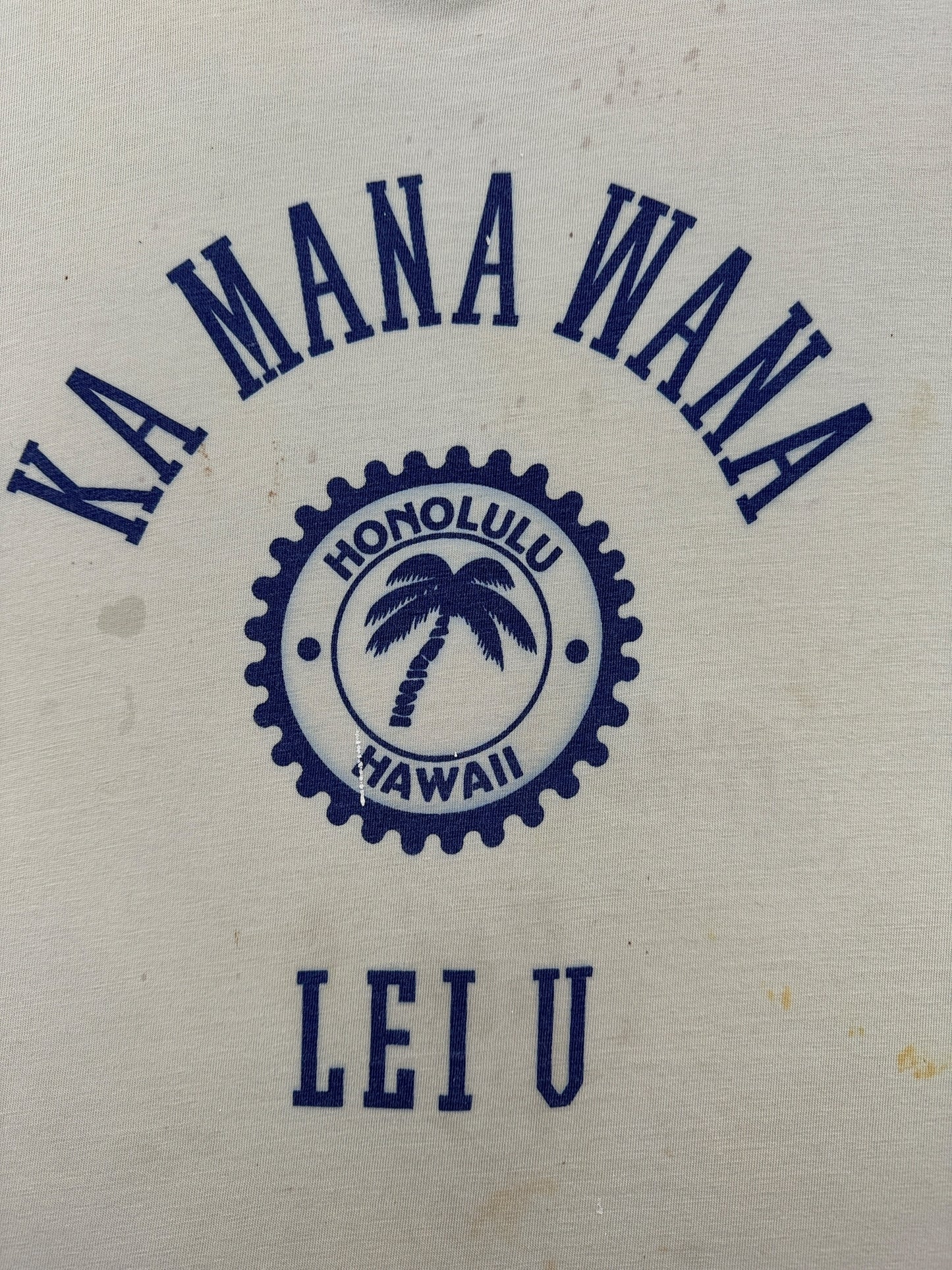 Graphic of Vintage Honolulu Hawaii Tee SZ L (Fits M)