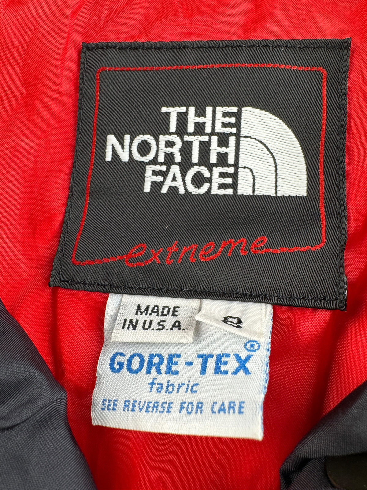 Tags on Vintage 90s Ladies North Face Goretex Jacket SZ 8