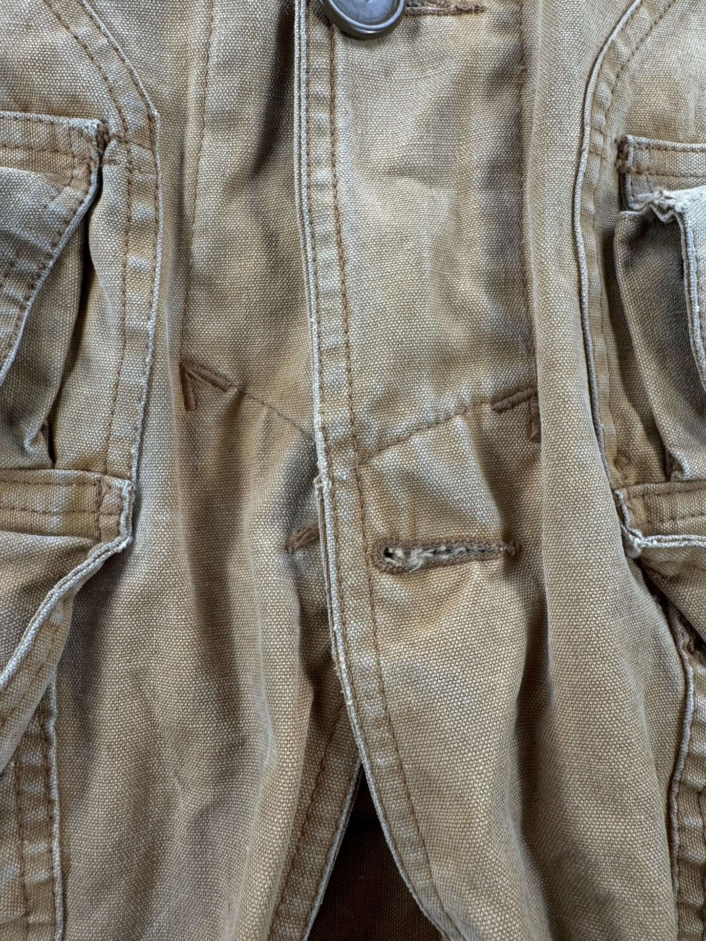 Missing Button on Vintage Sears Field Master Hunting Jacket SZ L