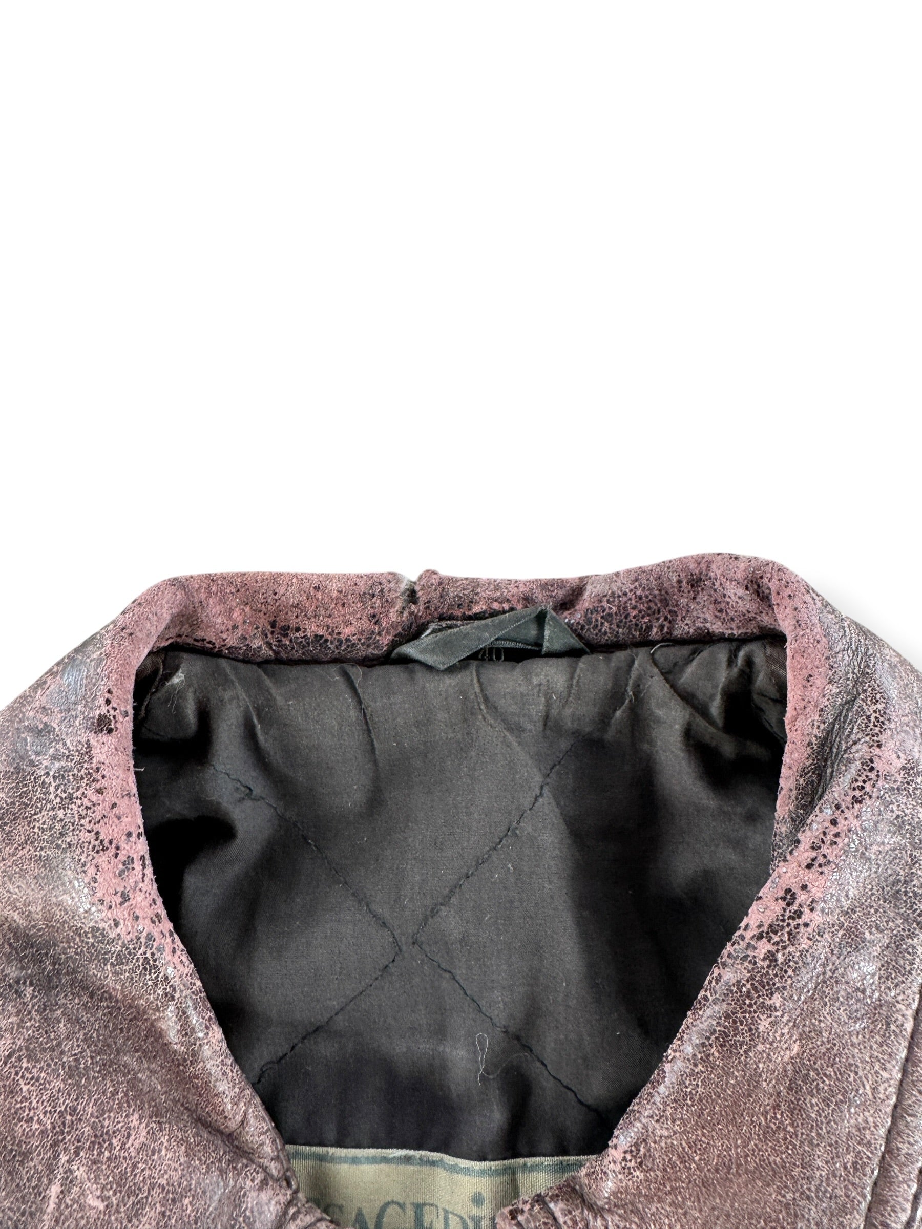 Missing Tag on Vintage Elliot Kastle 1983 Leather Jacket SZ 40
