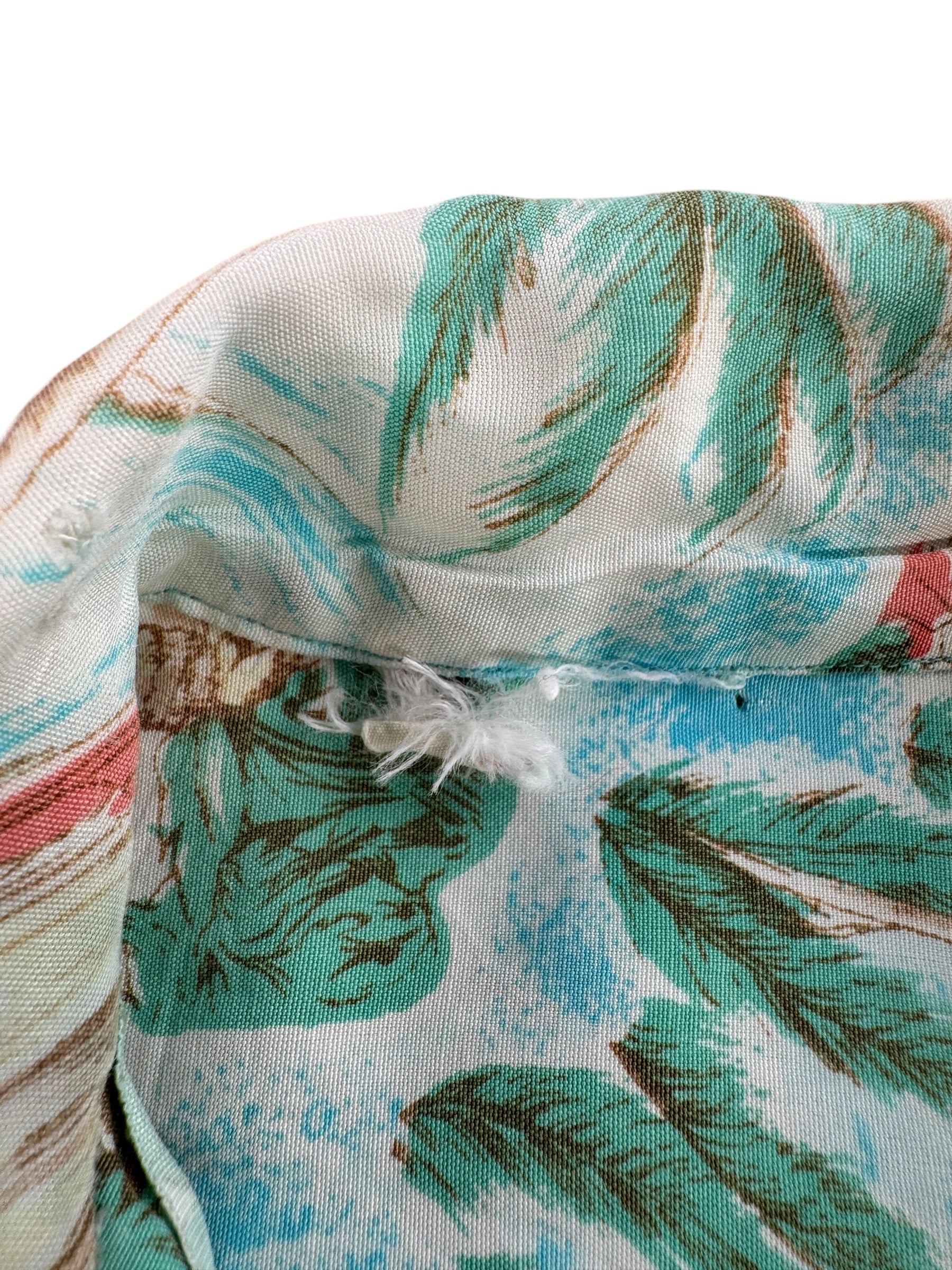 Missing Tag on Vintage Waikiki Rayon Aloha Top SZ L