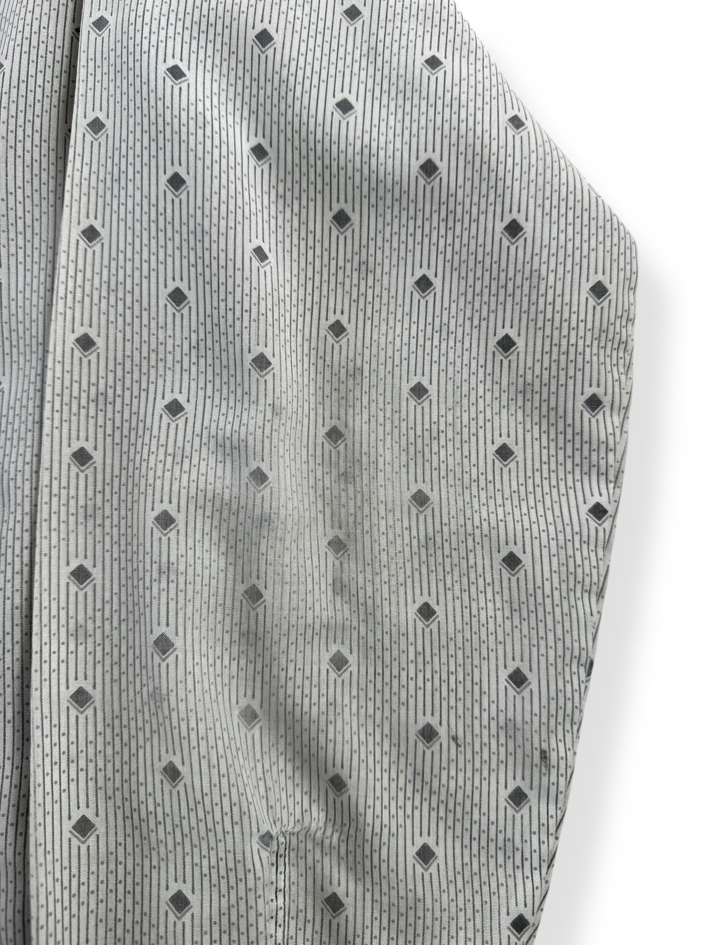 Wear on Vintage KMart Poly/Cotton Blend Button Up Shirt SZ M