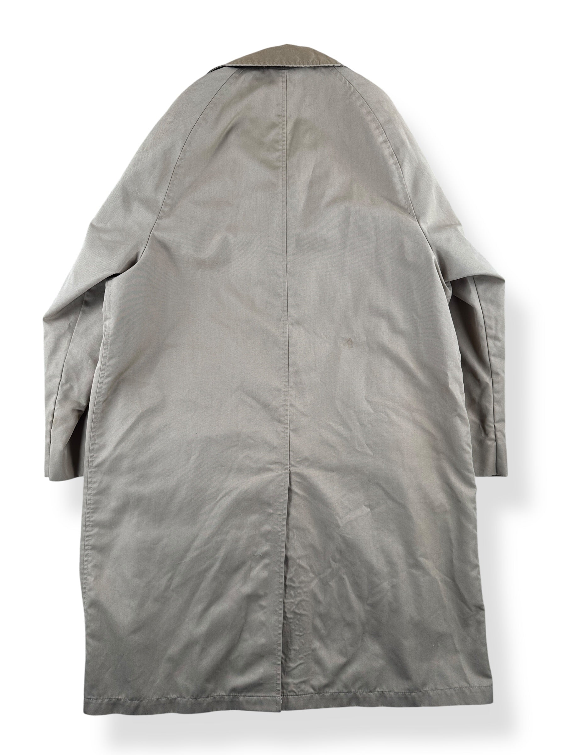 Back of Vintage Eddie Bauer Nylon/Cotton Blend Trench Coat SZ L