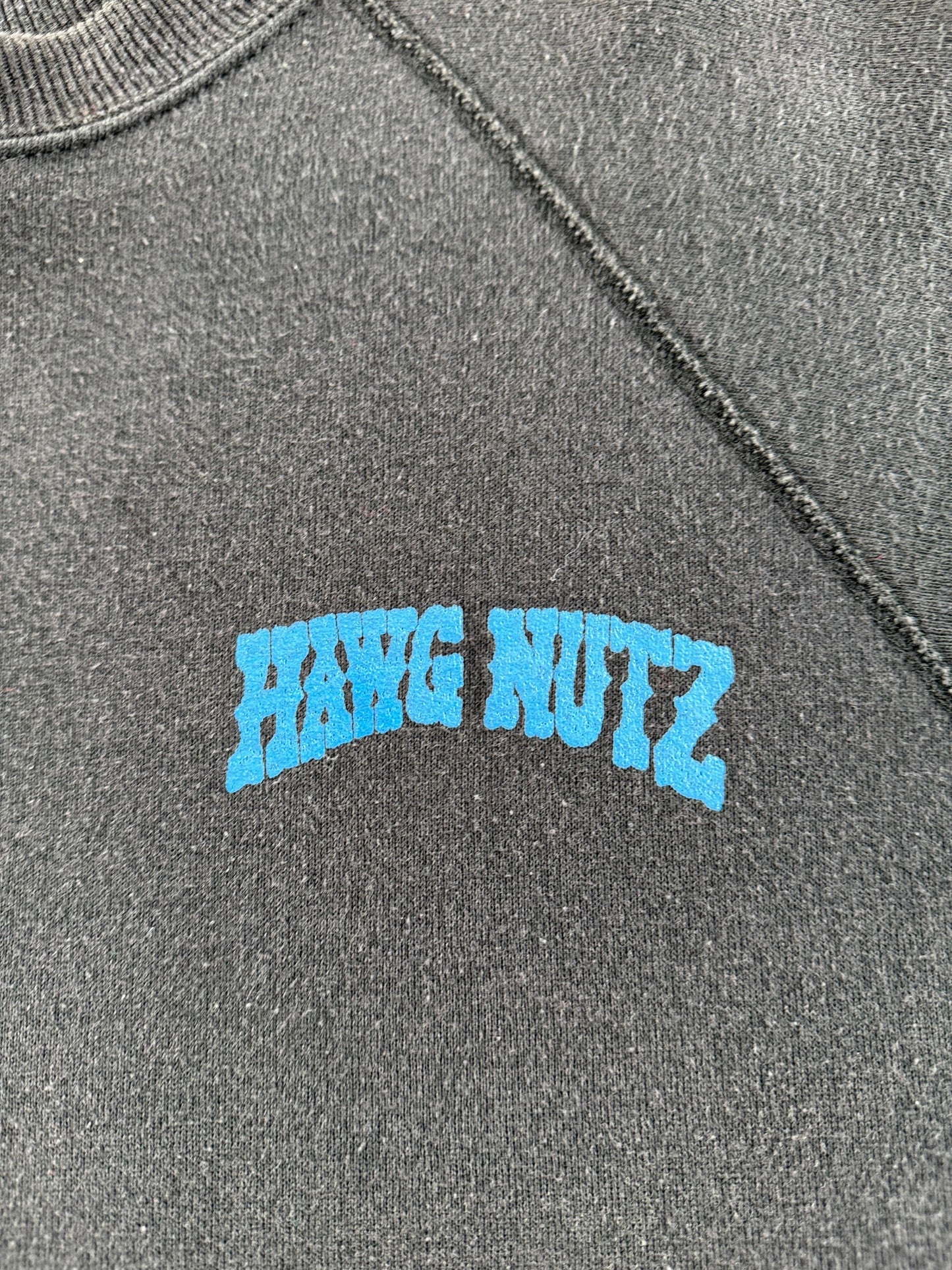 Graphic of Vintage Hawg Nuts Chop Shop Crewneck SZ XXL (Fits L)