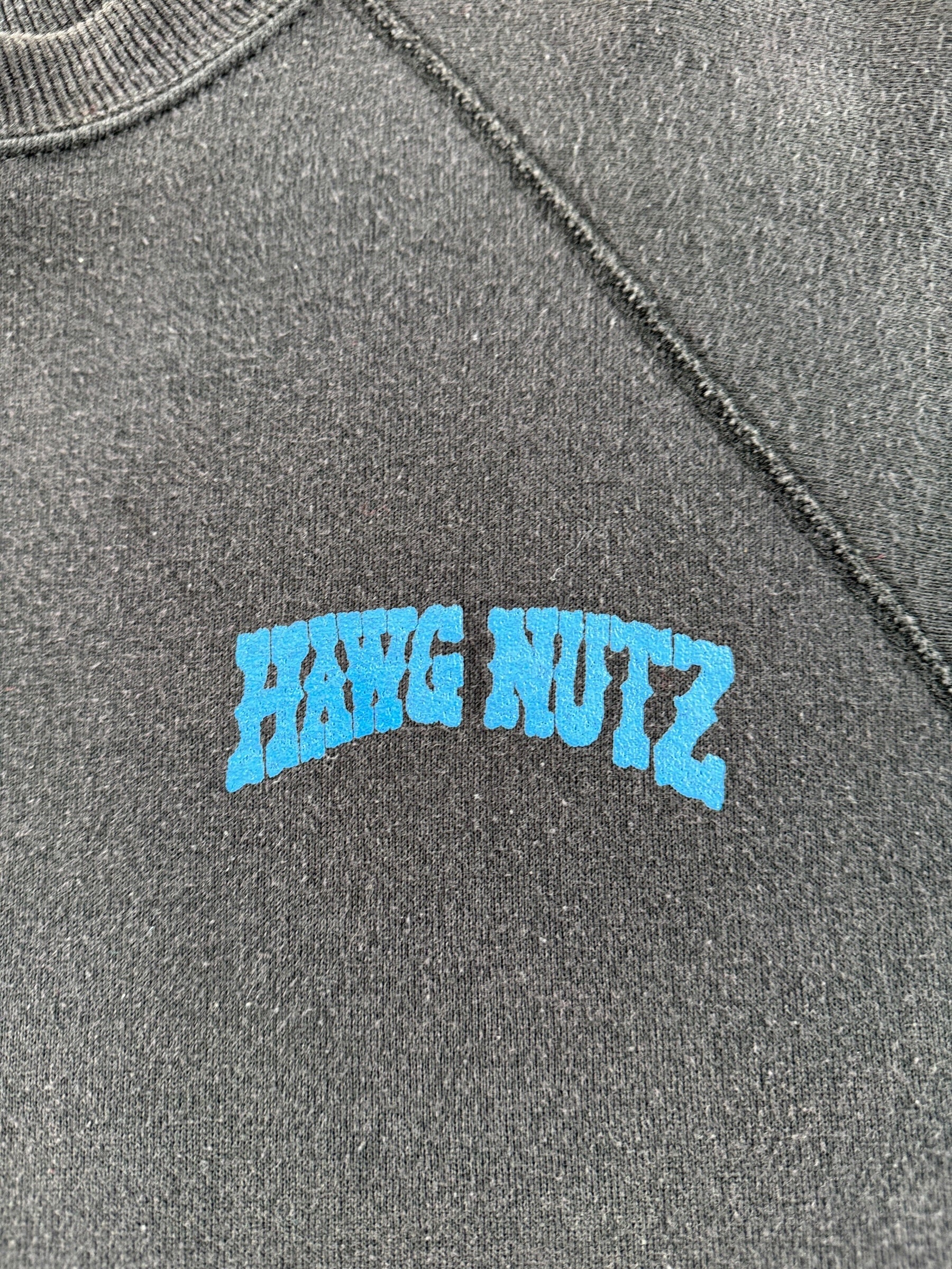 Graphic of Vintage Hawg Nuts Chop Shop Crewneck SZ XXL (Fits L)