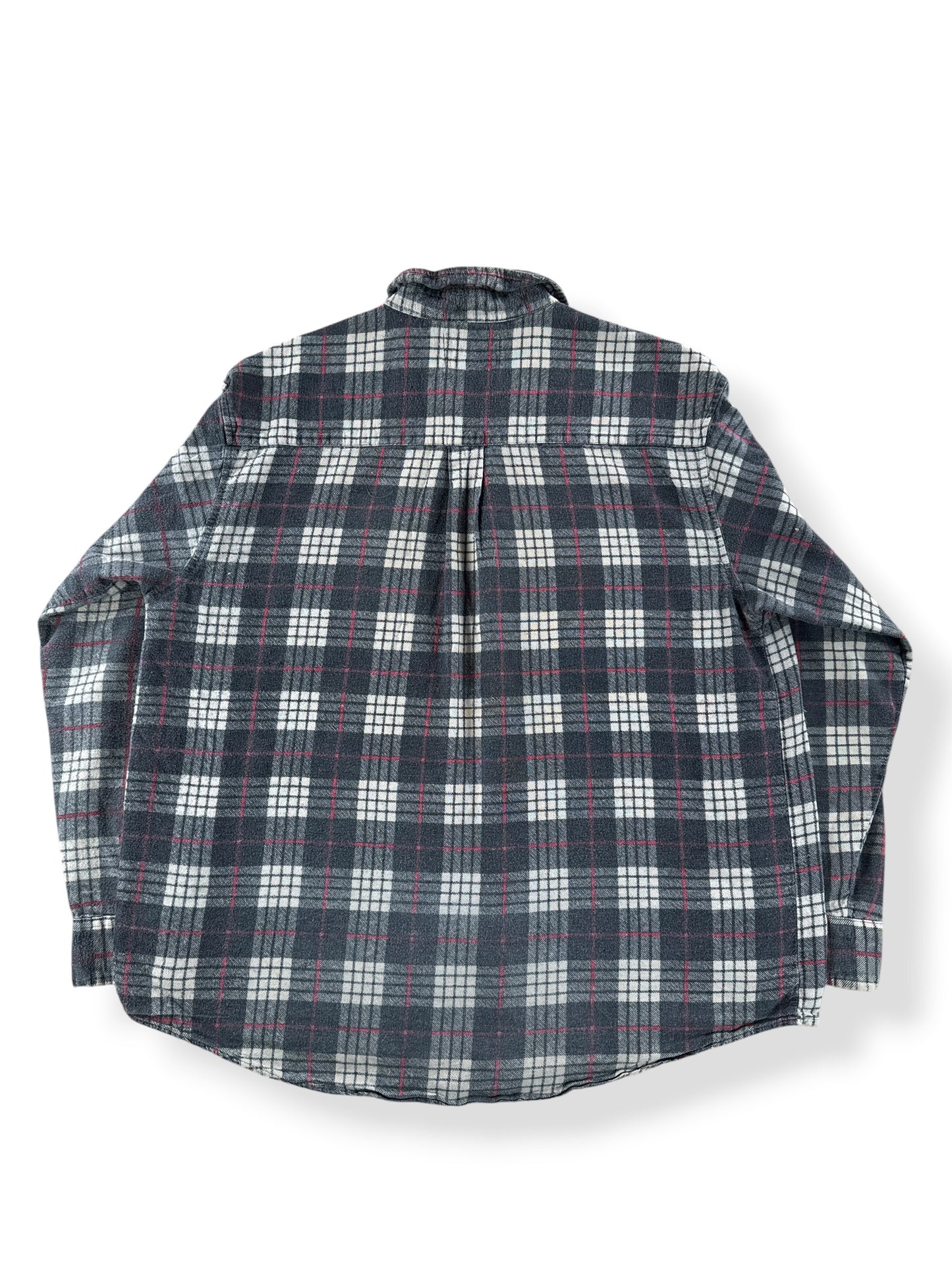 Back of Vintage 80s Printed Cotton Flannel SZ L