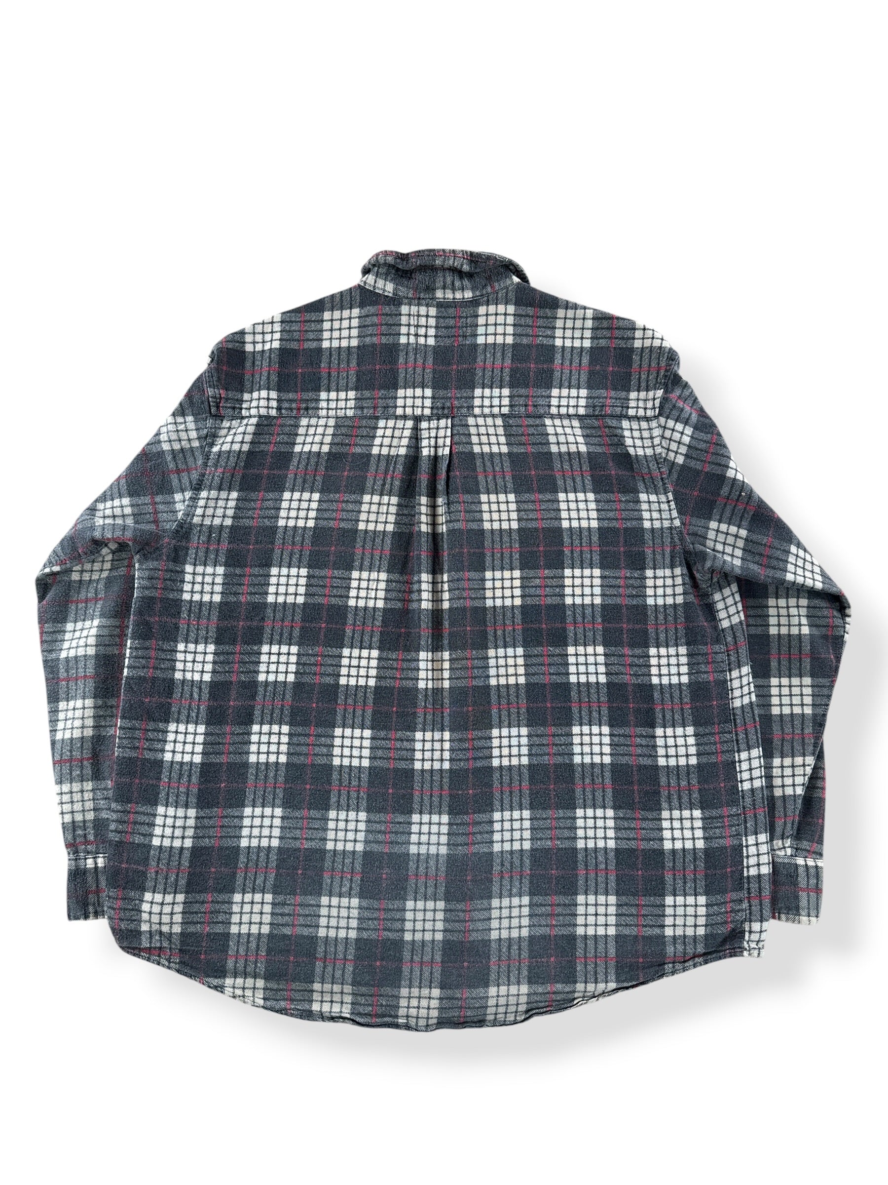 Back of Vintage 80s Printed Cotton Flannel SZ L