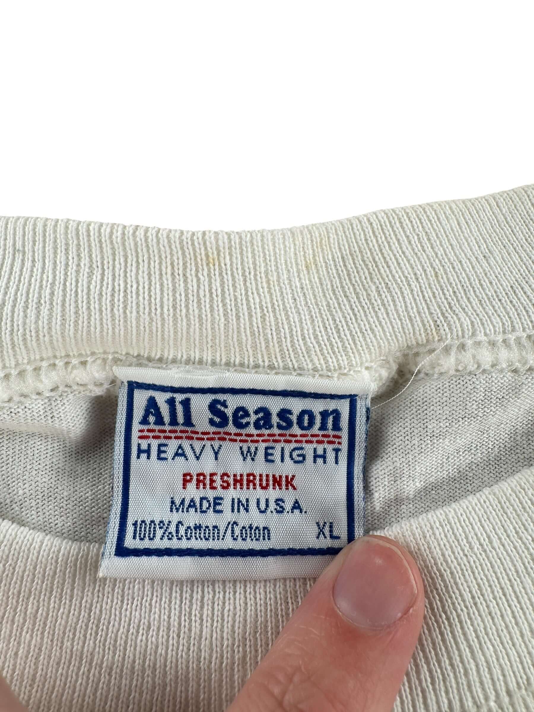 Tag on Vintage 1995 Eddie Moore Jazz Festival Tee SZ XL