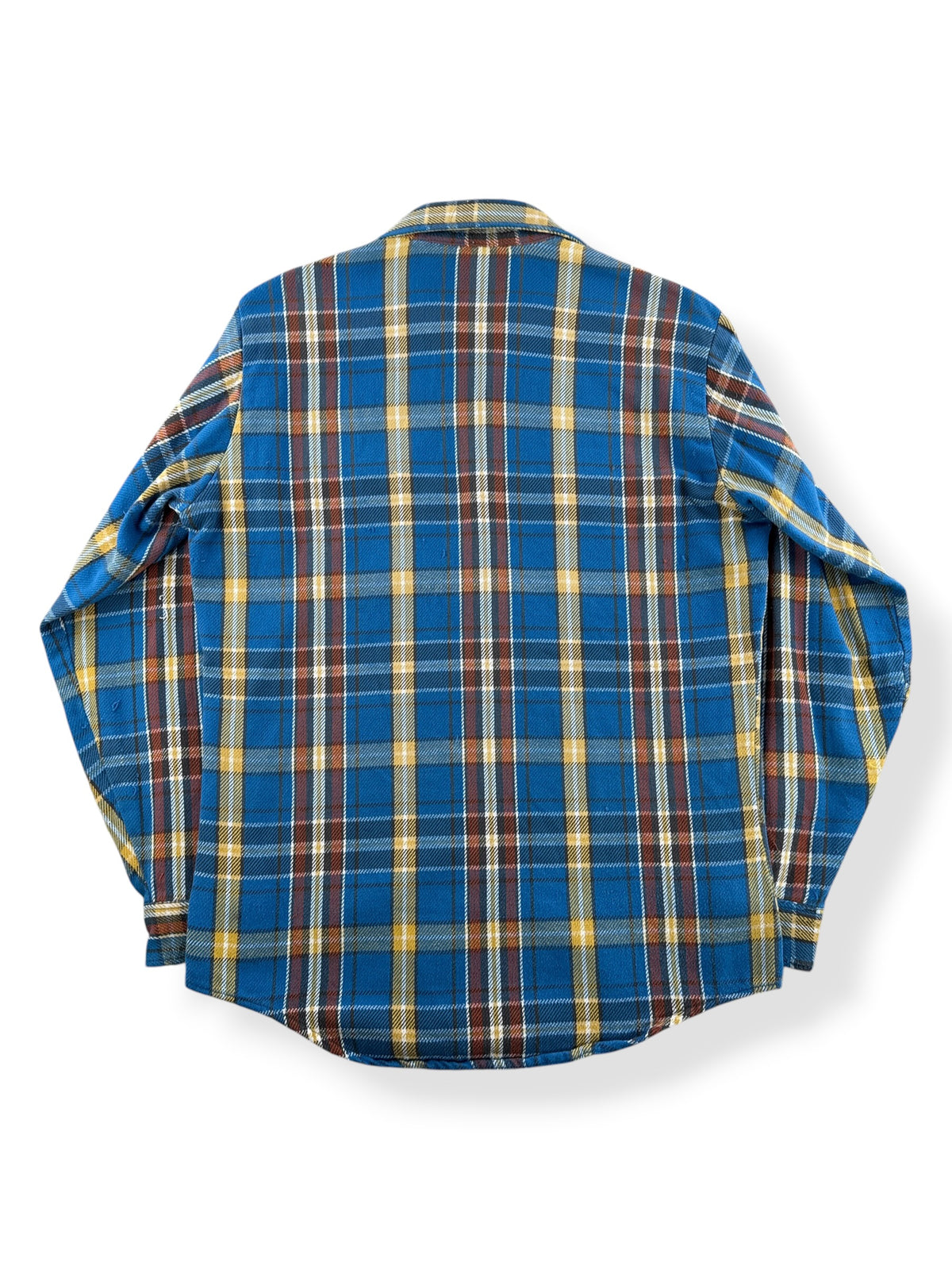Back of Vintage Repaired Big Mac Cotton Flannel SZ L