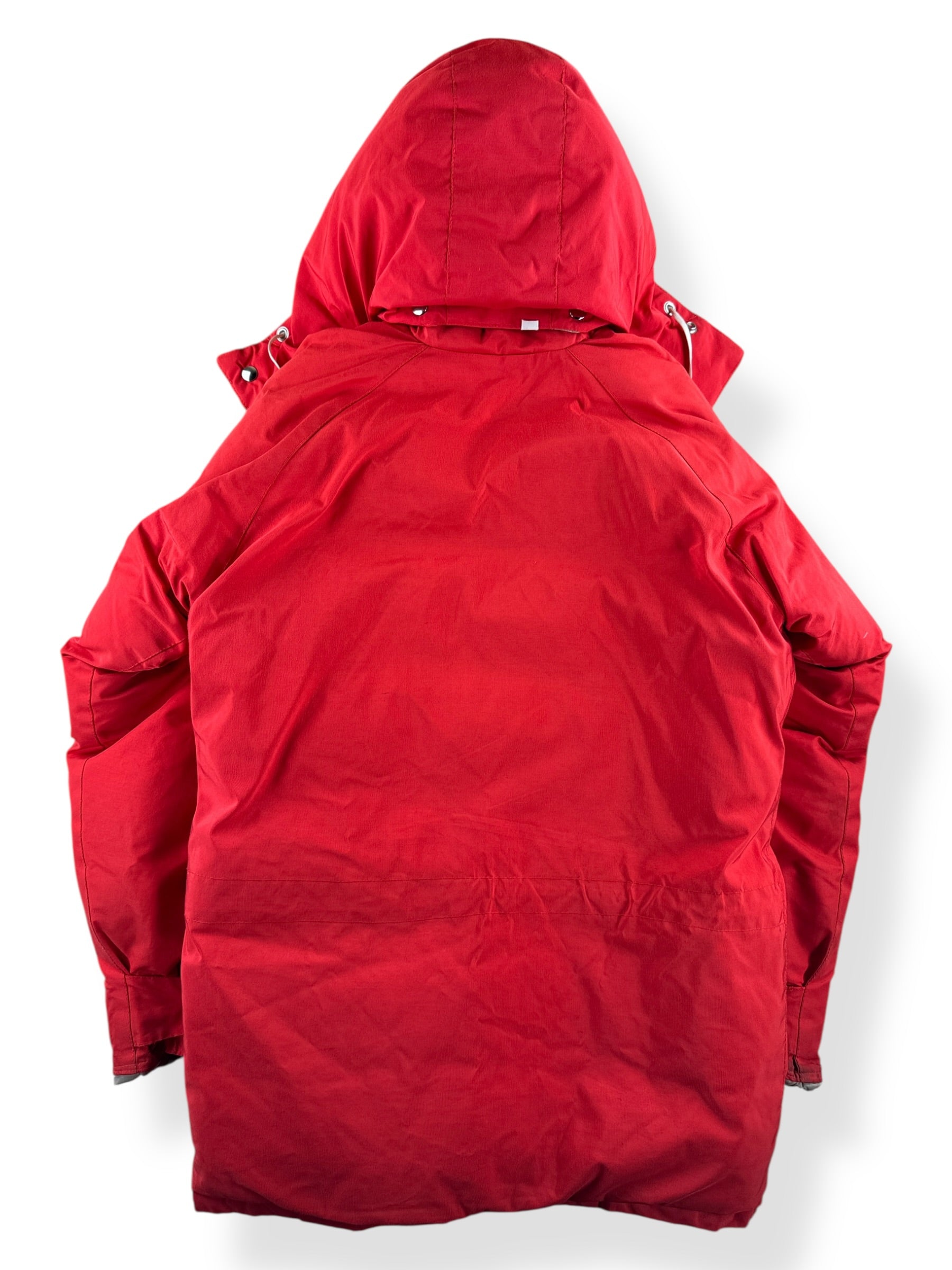 Vintage Old Label REI Red Down Jacket with Hood SZ M – The Barn