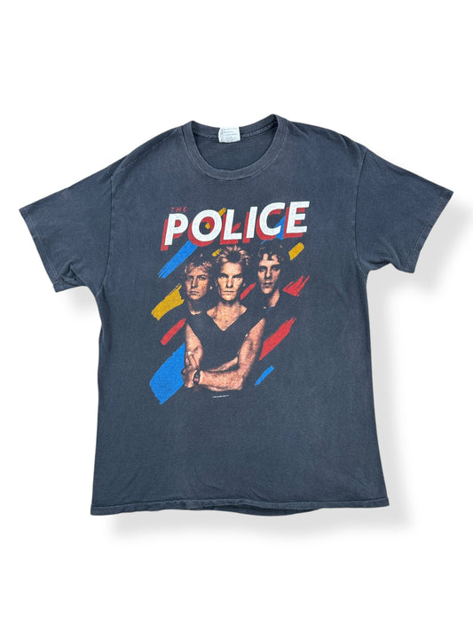 Front of Vintage The Police Synchronicity Tee SZ M
