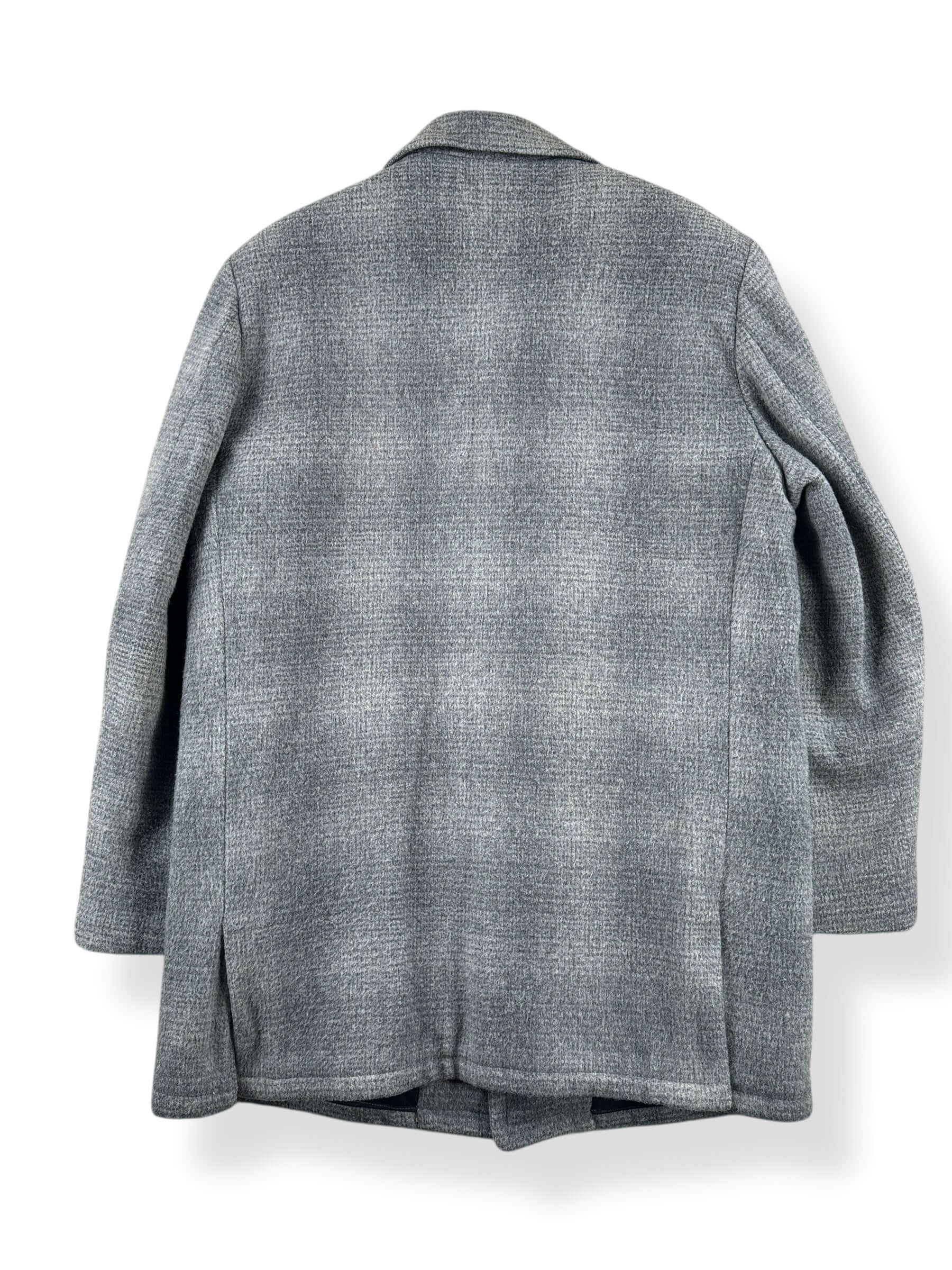 Back of Vintage Brent Windward Outerwear Overcoat SZ L