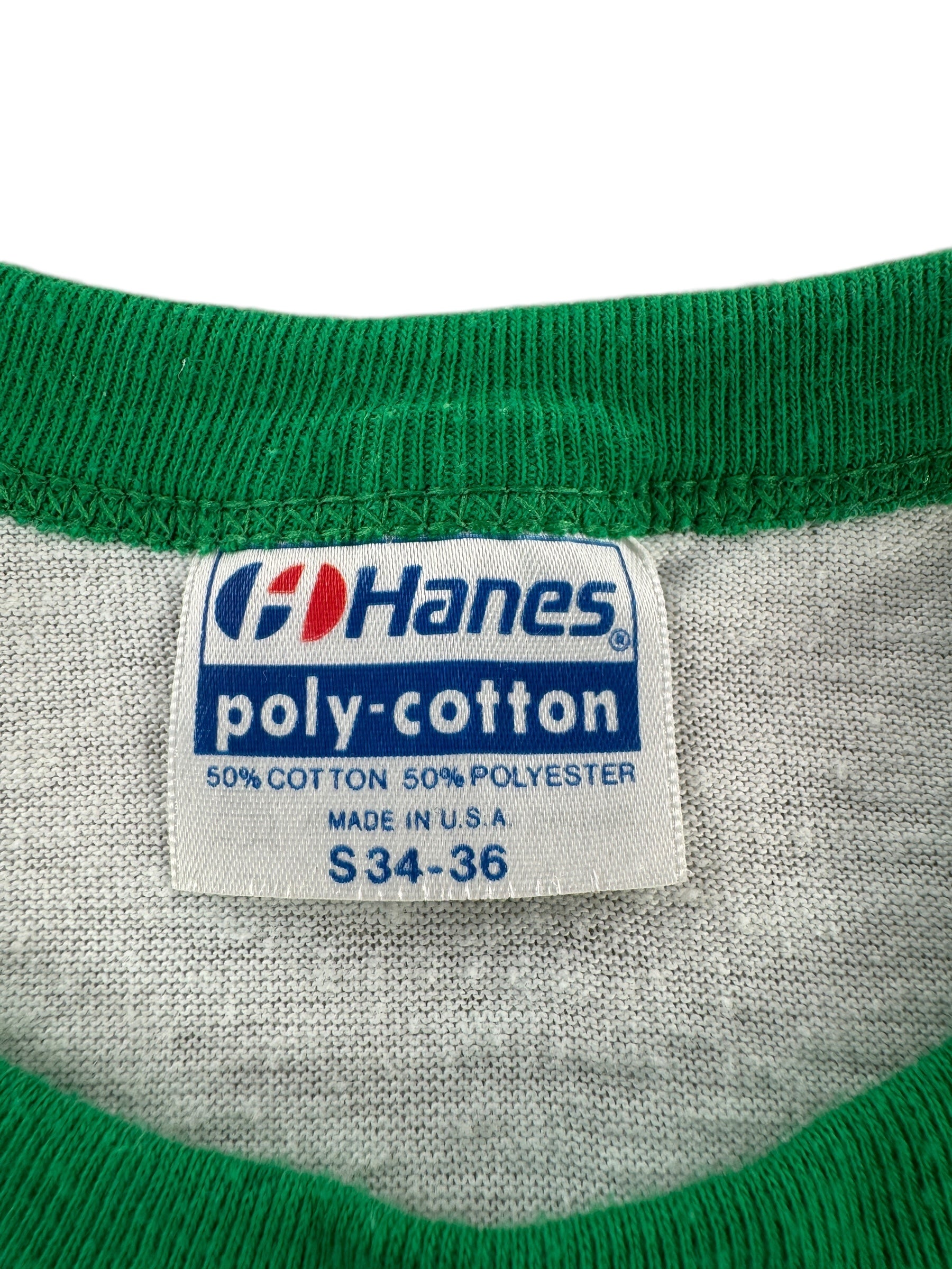 Tag on Vintage Hazen Track Ringer Tee SZ XS