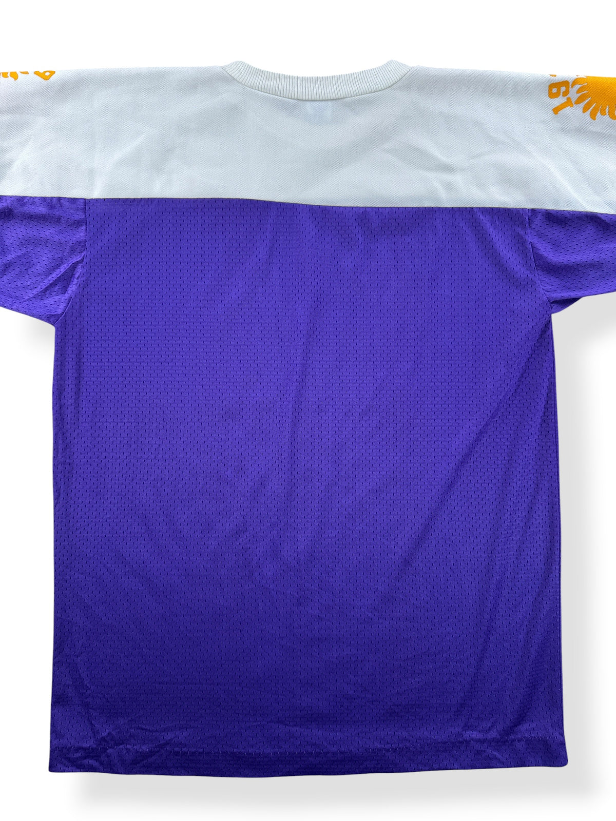 Close-up of back of Vintage '79 UW Sun Bowl Jersey SZ M