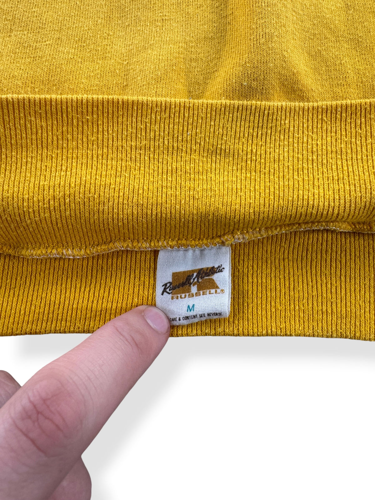 Tag on Vintage Joe Martins Russell Athletic Hoodie SZ M
