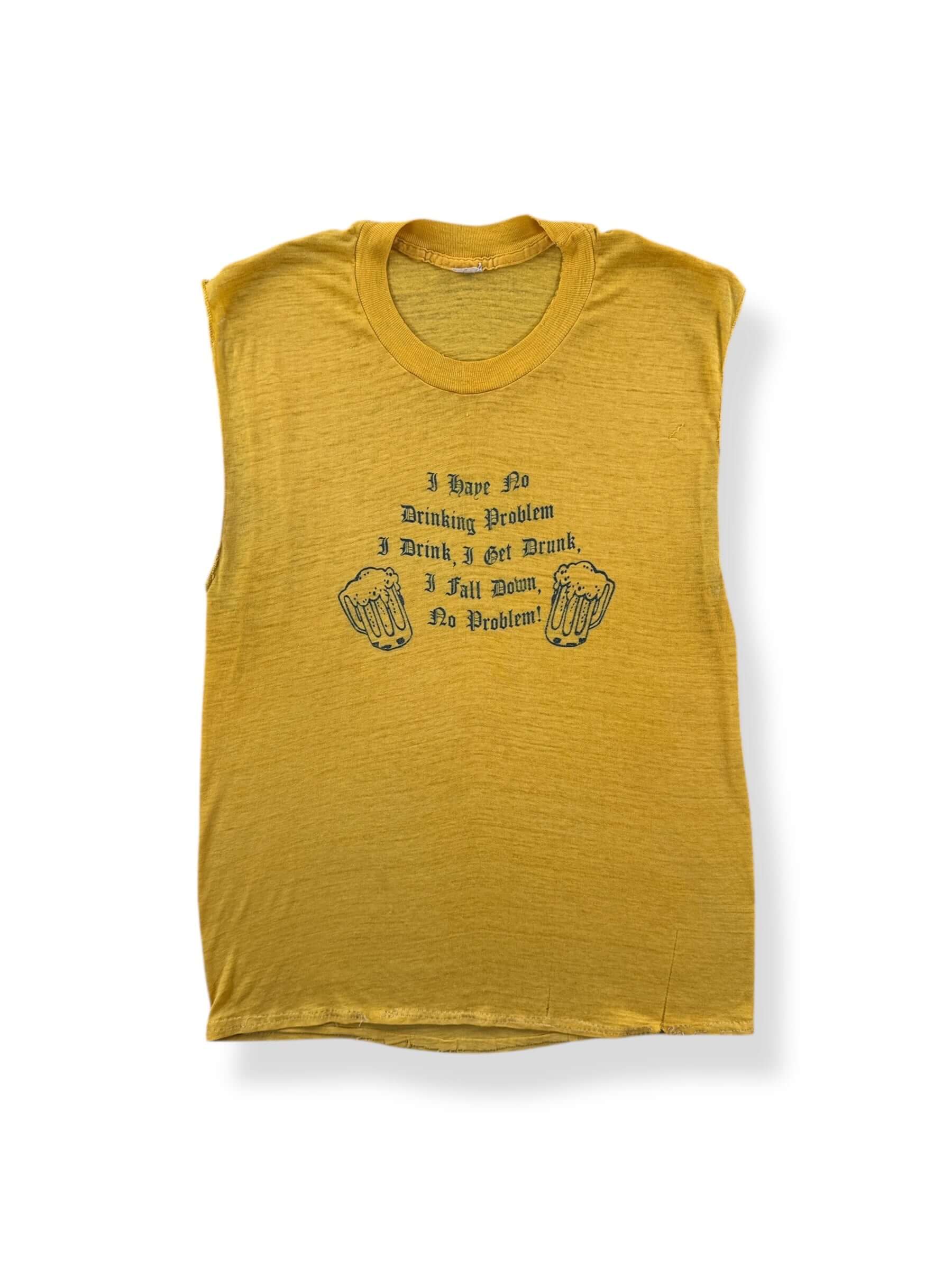 Front of Vintage Drunkard Paperthin Cutoff Tee SZ S