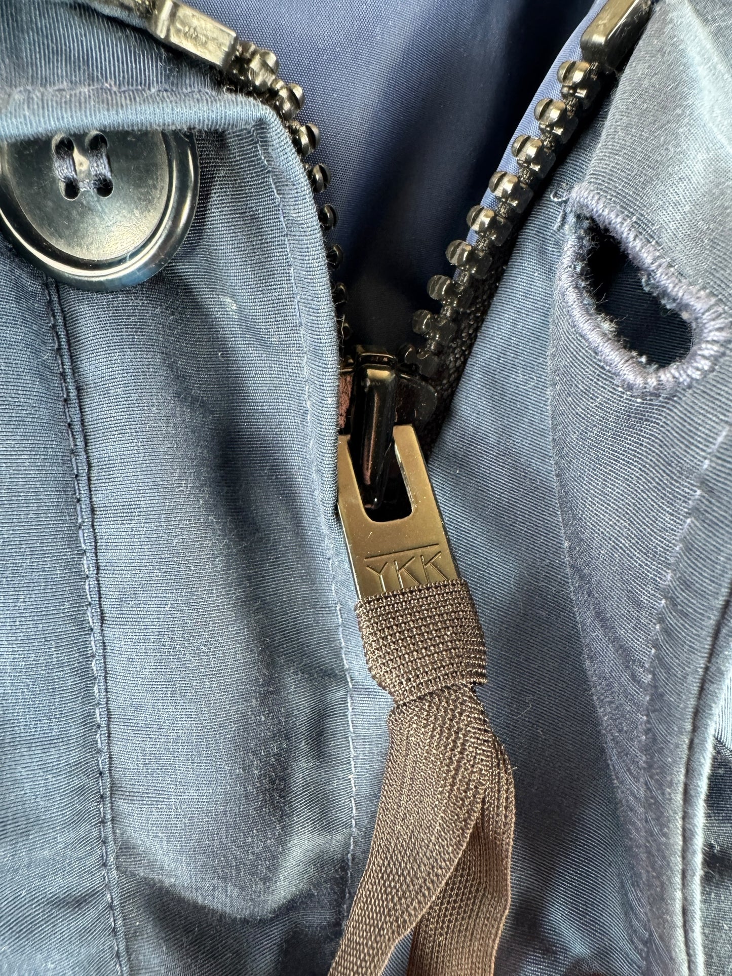 Zipper on Vintage 80s Eddie Bauer Parka SZ XL