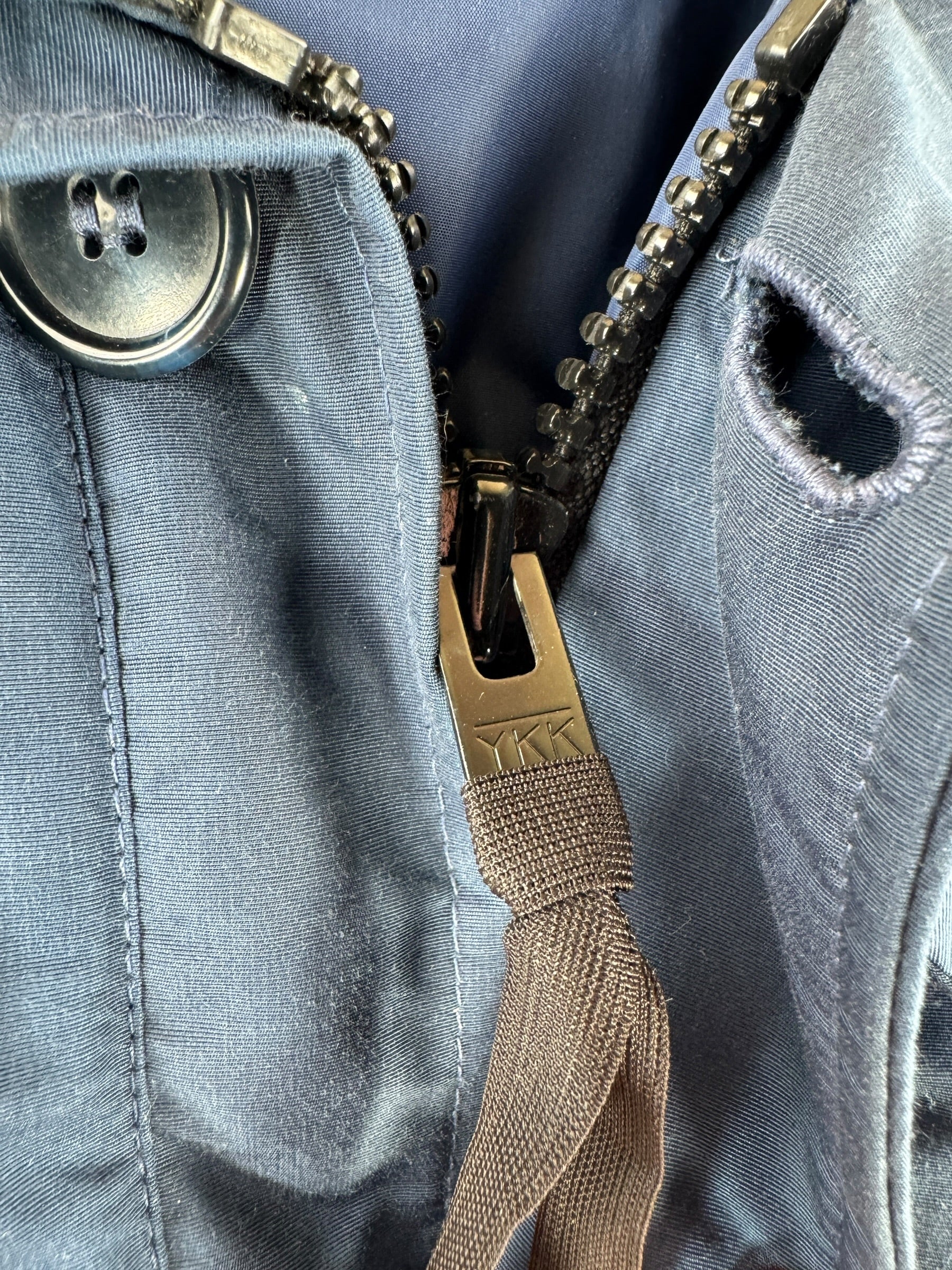 Zipper on Vintage 80s Eddie Bauer Parka SZ XL