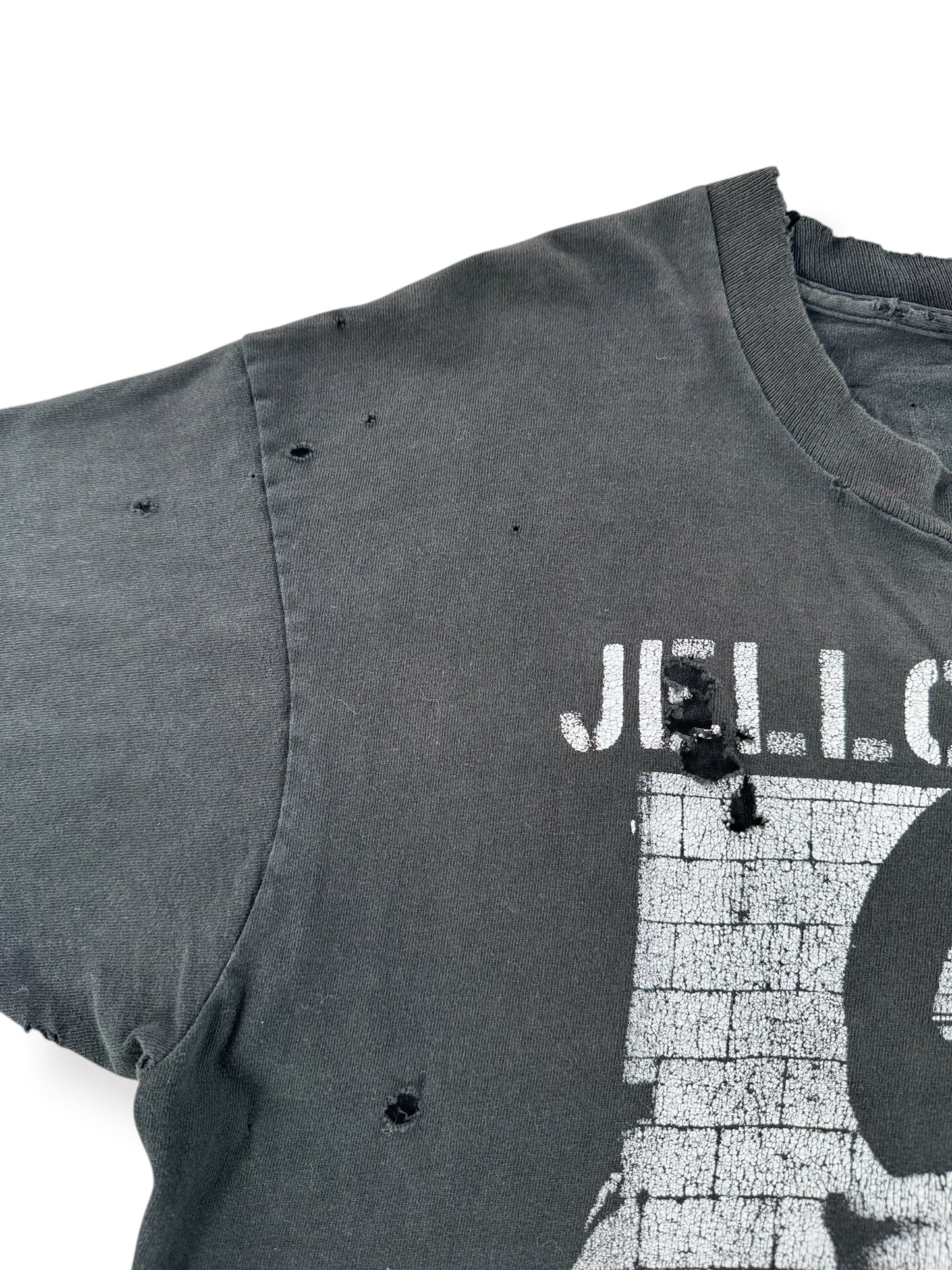 Holes on Vintage 1990s Jello Biafra Dead Kennedys Tour Tee SZ L