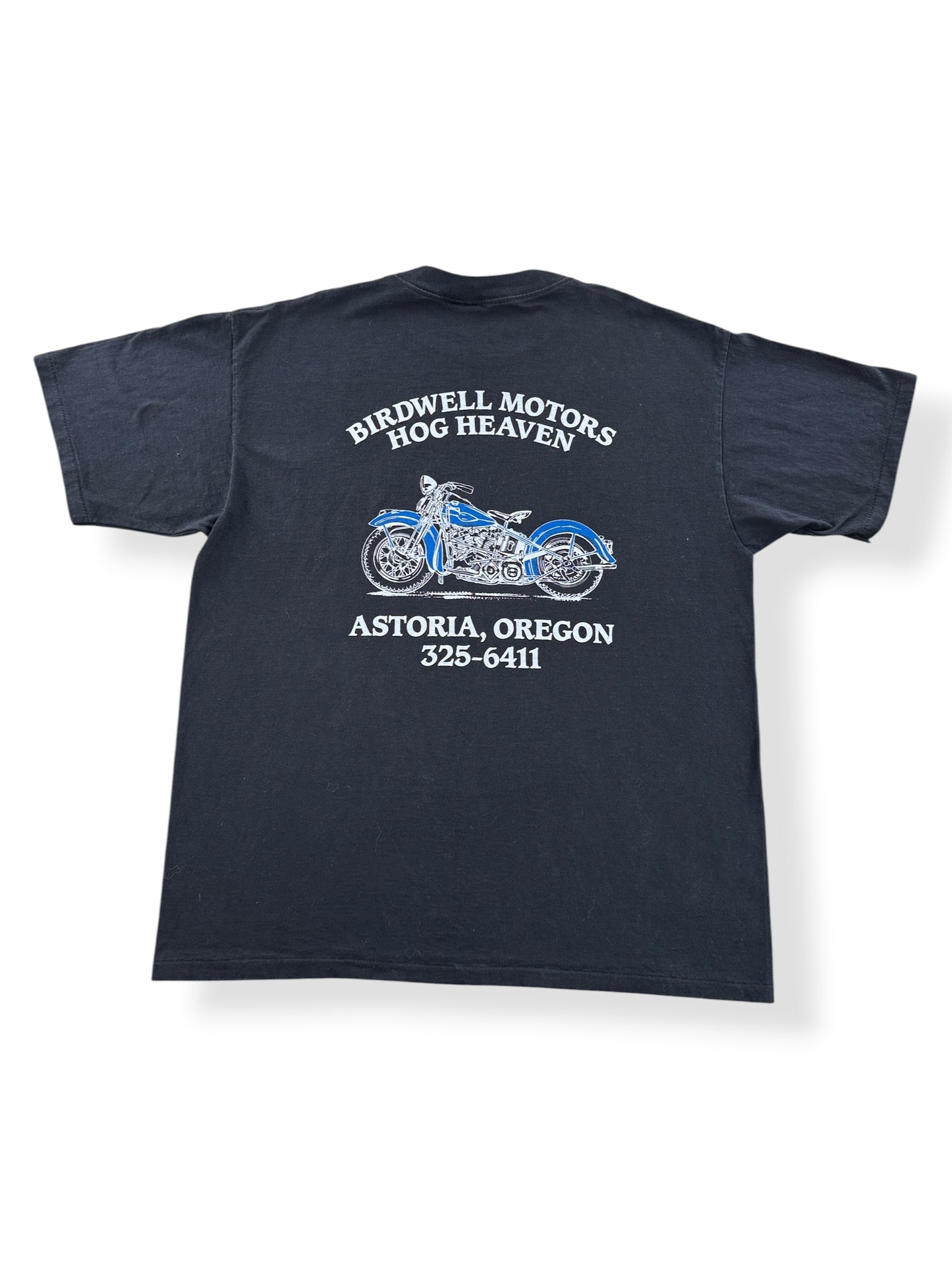 Back of Vintage '89 Harley Tee SZ XL