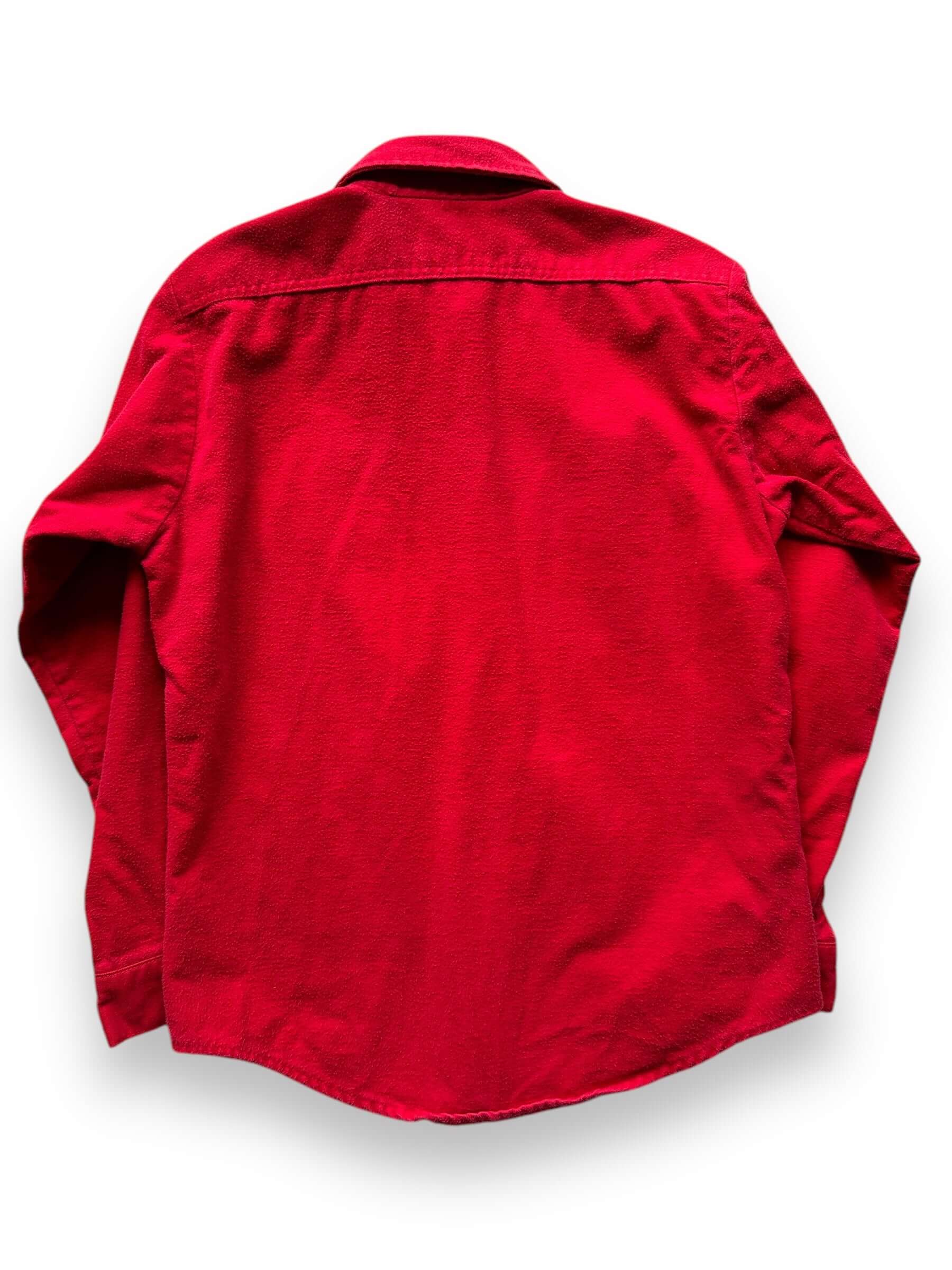 back of Vintage Field and Stream Red Chamois Shirt SZ M