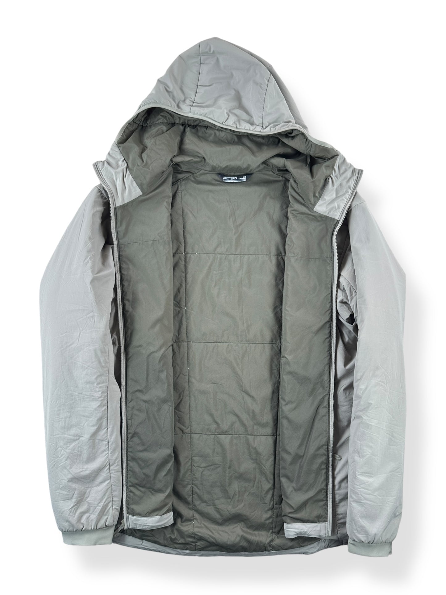 Inside of Arc'teryx Proton LT Insulated Hoodie SZ L