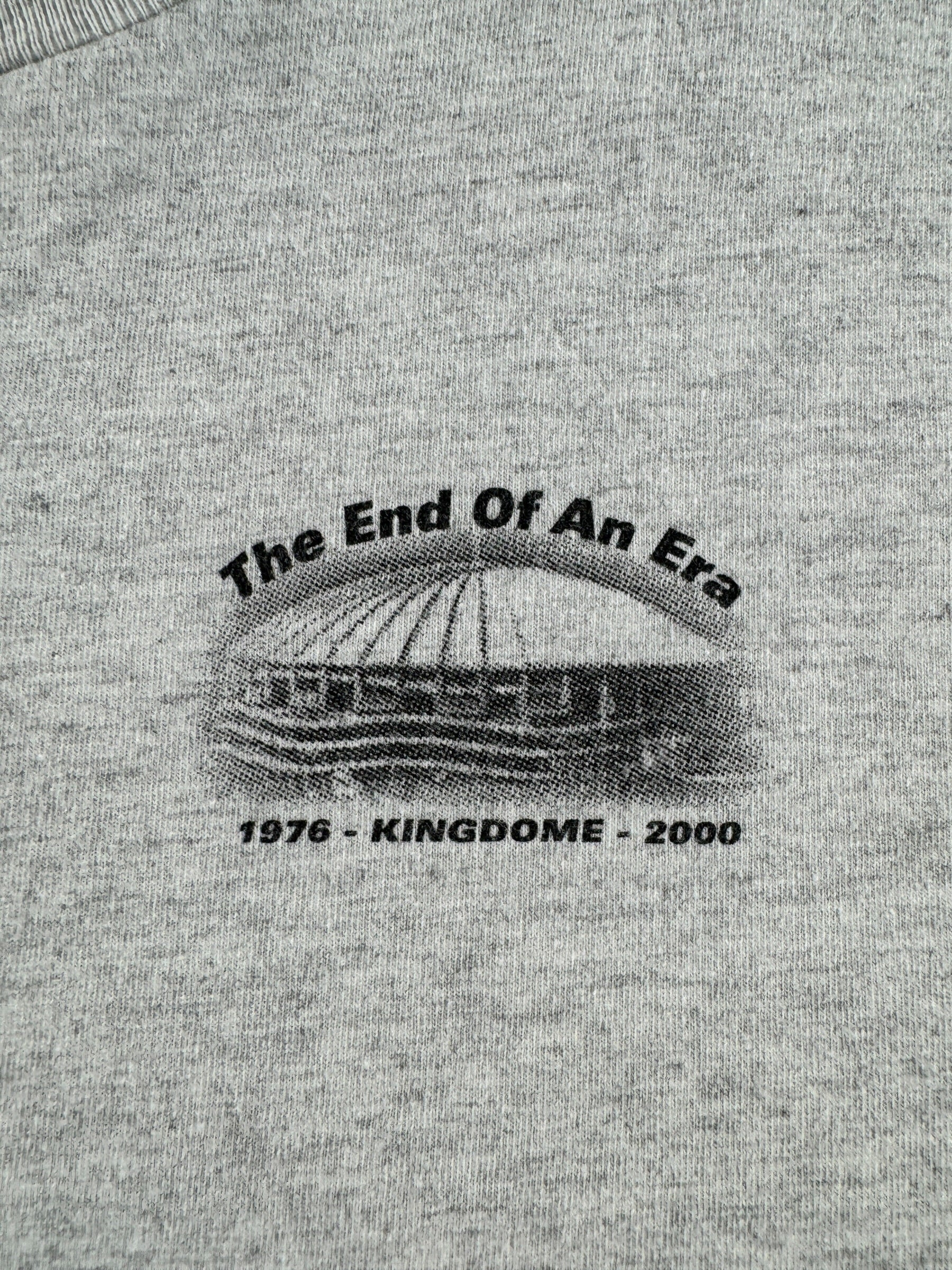 Graphic of Vintage Seattle Kingdome End Of An Era Tee SZ XL