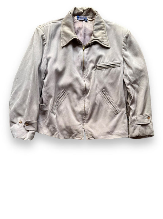 Front View of Vintage Pendleton Gabardine Jacket SZ L | Vintage Workwear Seattle | Seattle Vintage Clothing