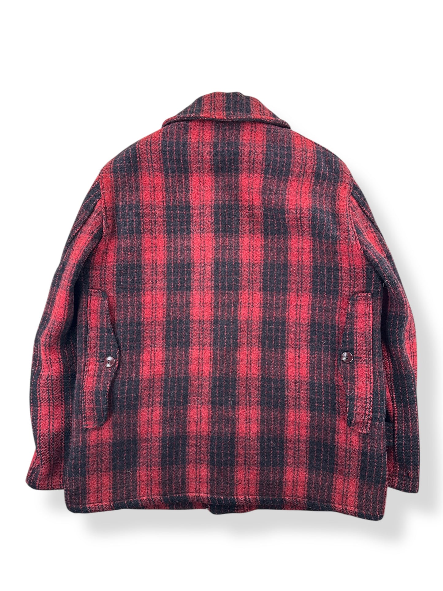 Back of Vintage "Emergency Garment" 40s/50s Wool Jacket SZ L