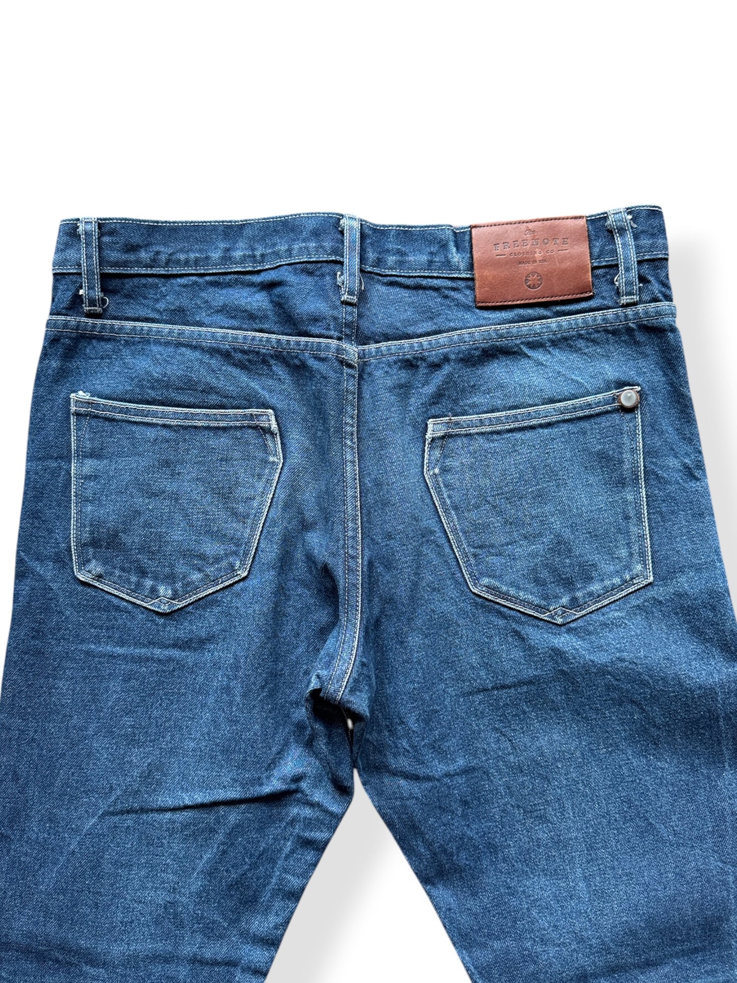 Back of Freenote Cloth Selvedge Jeans W33 (Fits W34)