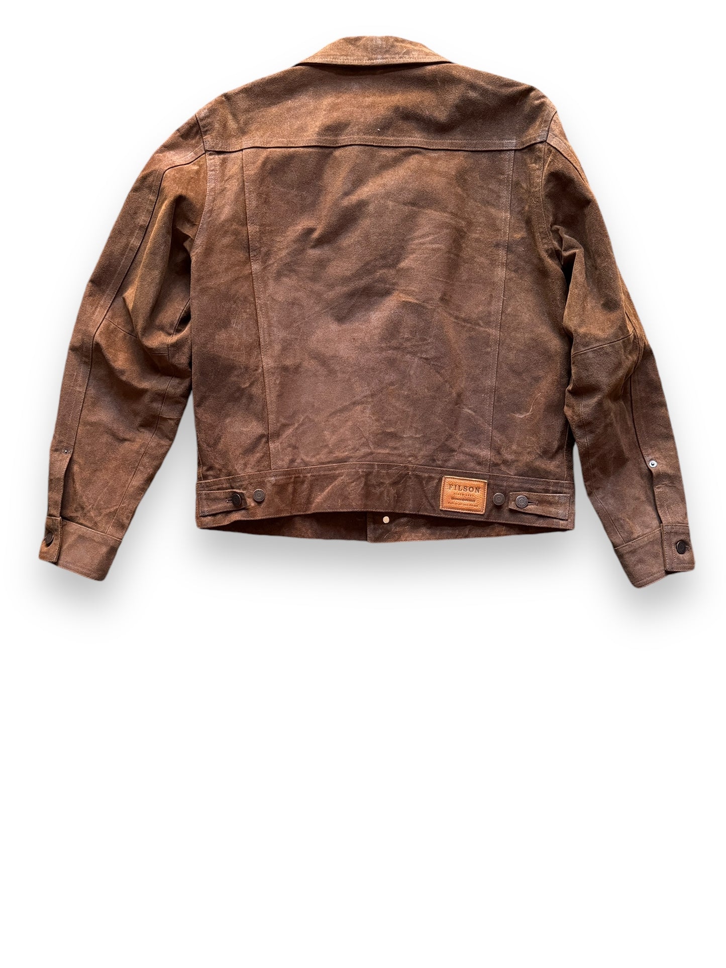 Rear View of Filson Suede Roughout 101J Style Jacket