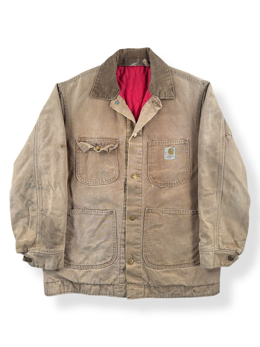 Front of Vintage 70s Carhartt Chore Coat SZ 42