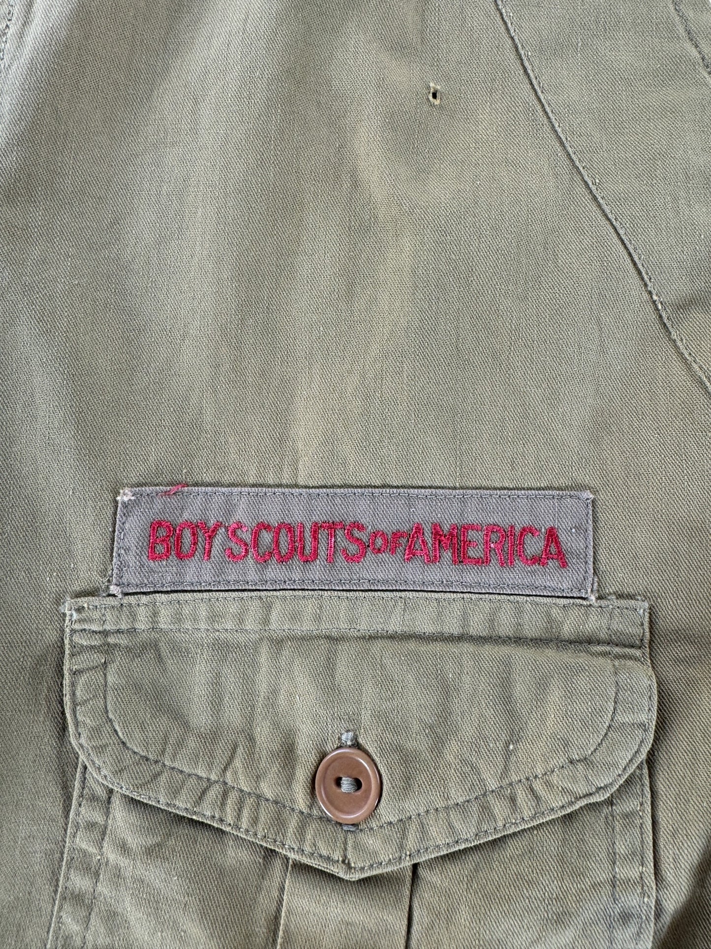 Patch on Vintage BSA Shirt SZ M AS IS