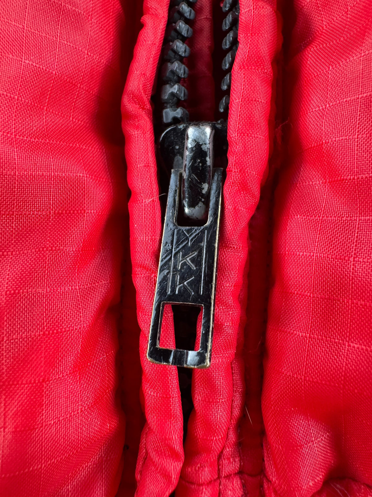 Zipper on Vintage Frostline Hand Made Puffer Jacket SZ L