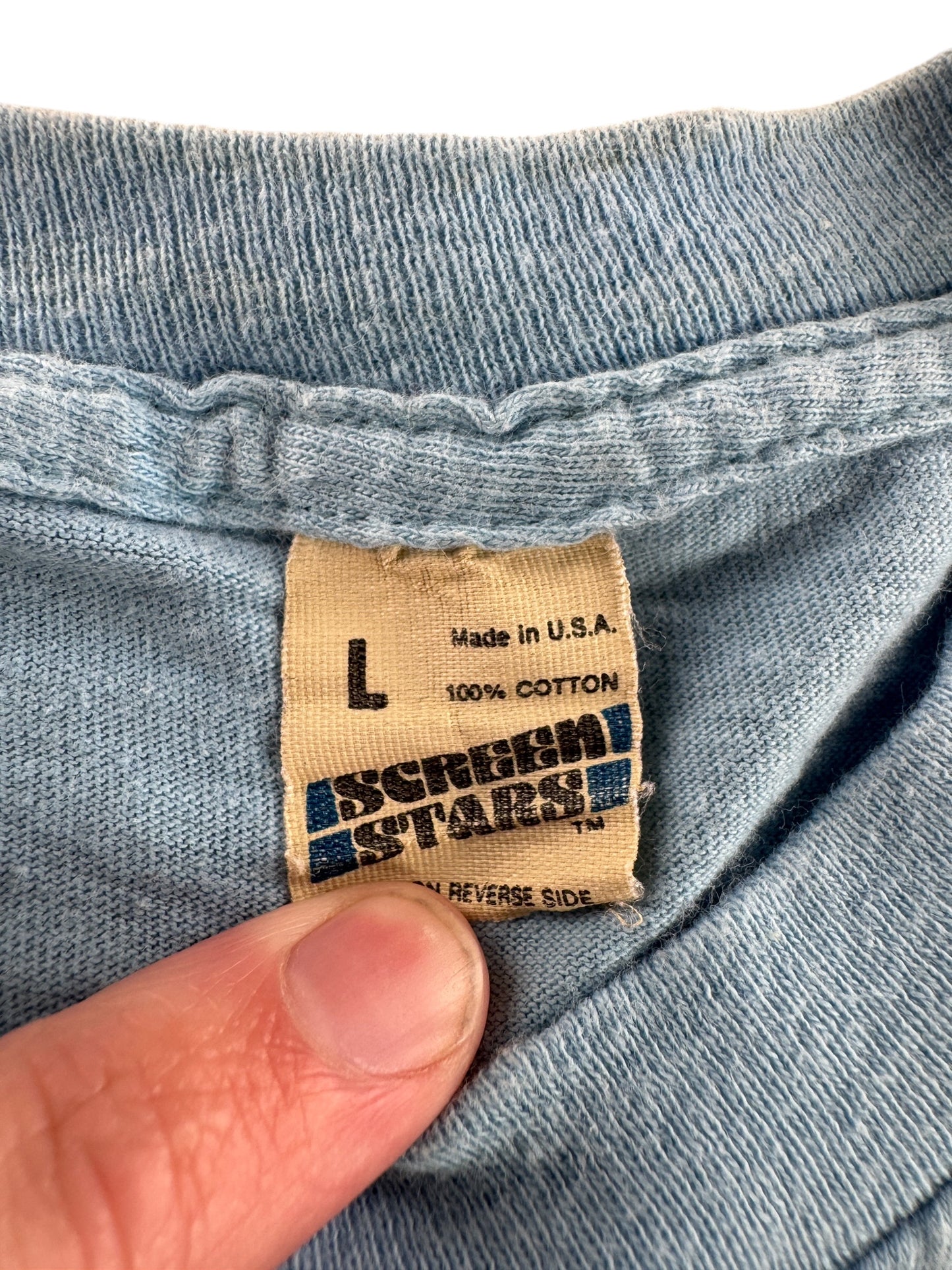 Label on Vintage Nashville Tank Top SZ L (Fits S)