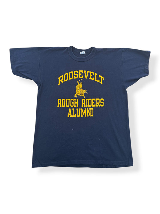 Front of Vintage Roosevelt Rough Riders Champion Tee SZ XL (Fits L)