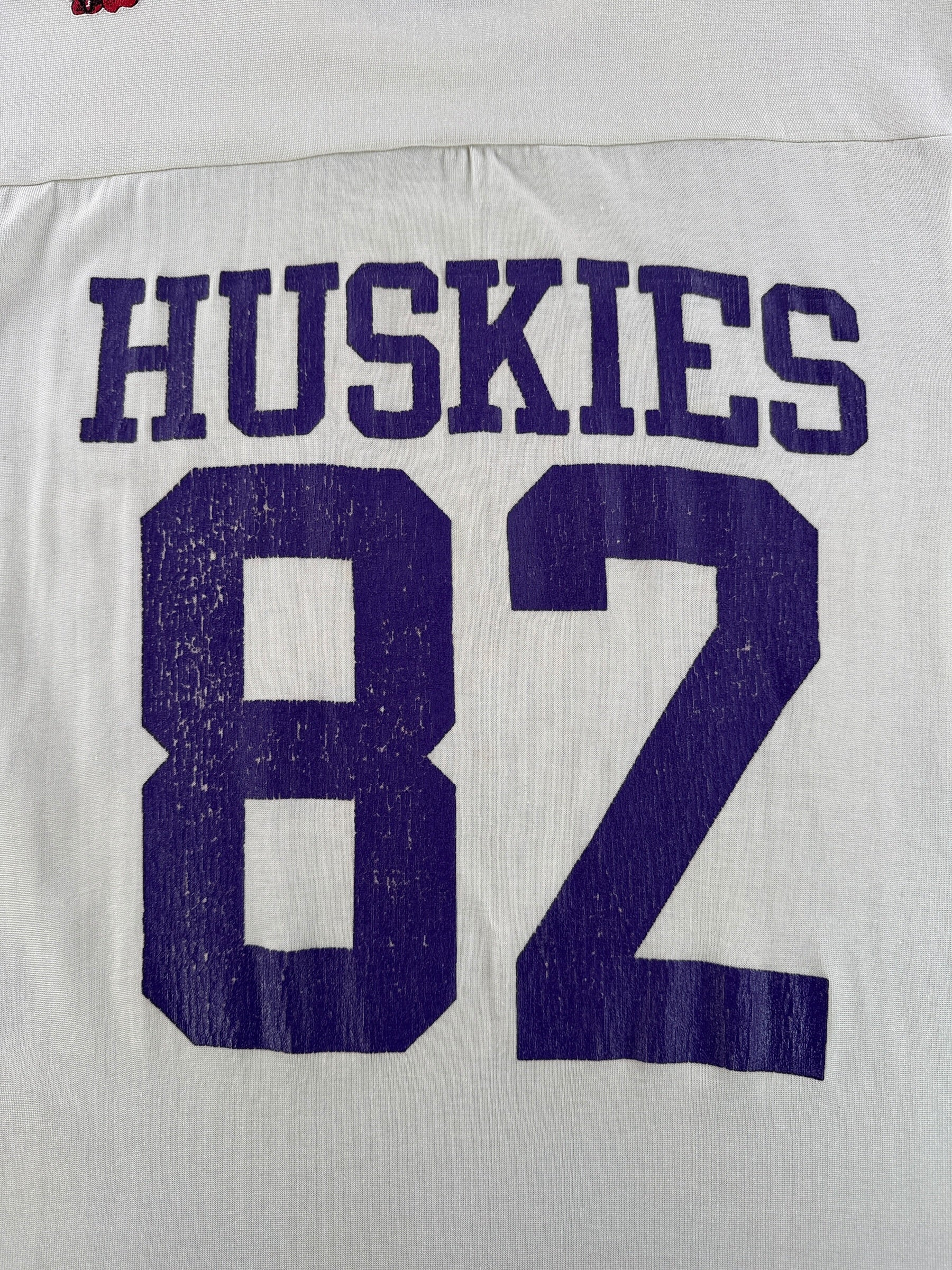 Back Graphic of Vintage '82 Huskies Rose Bowl Champion Durene SZ L