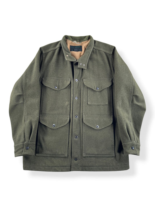 Front of Filson Green Label Style 20202 Chinstrap Mackinaw SZ L