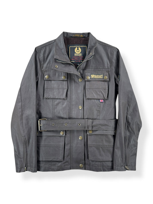 Front of Belstaff Gangster Riding Jacket SZ S