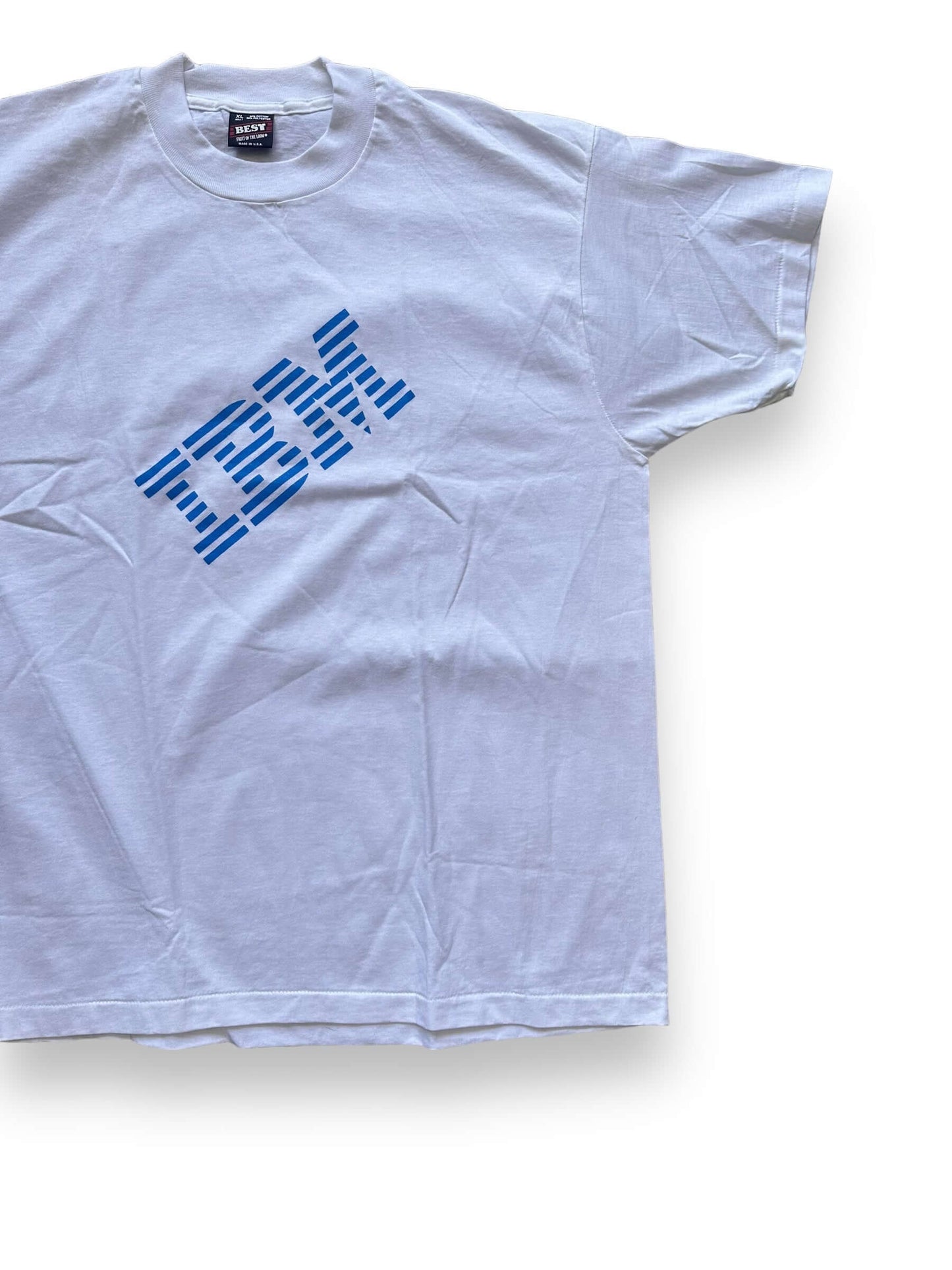 Front Left View of Vintage NOS IBM T-Shirt SZ XL