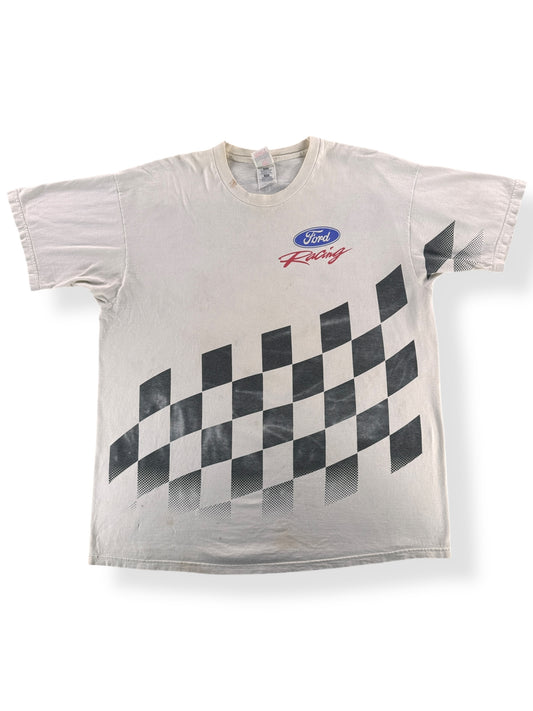 Front of Vintage Ford AOP Tee SZ XL AS IS