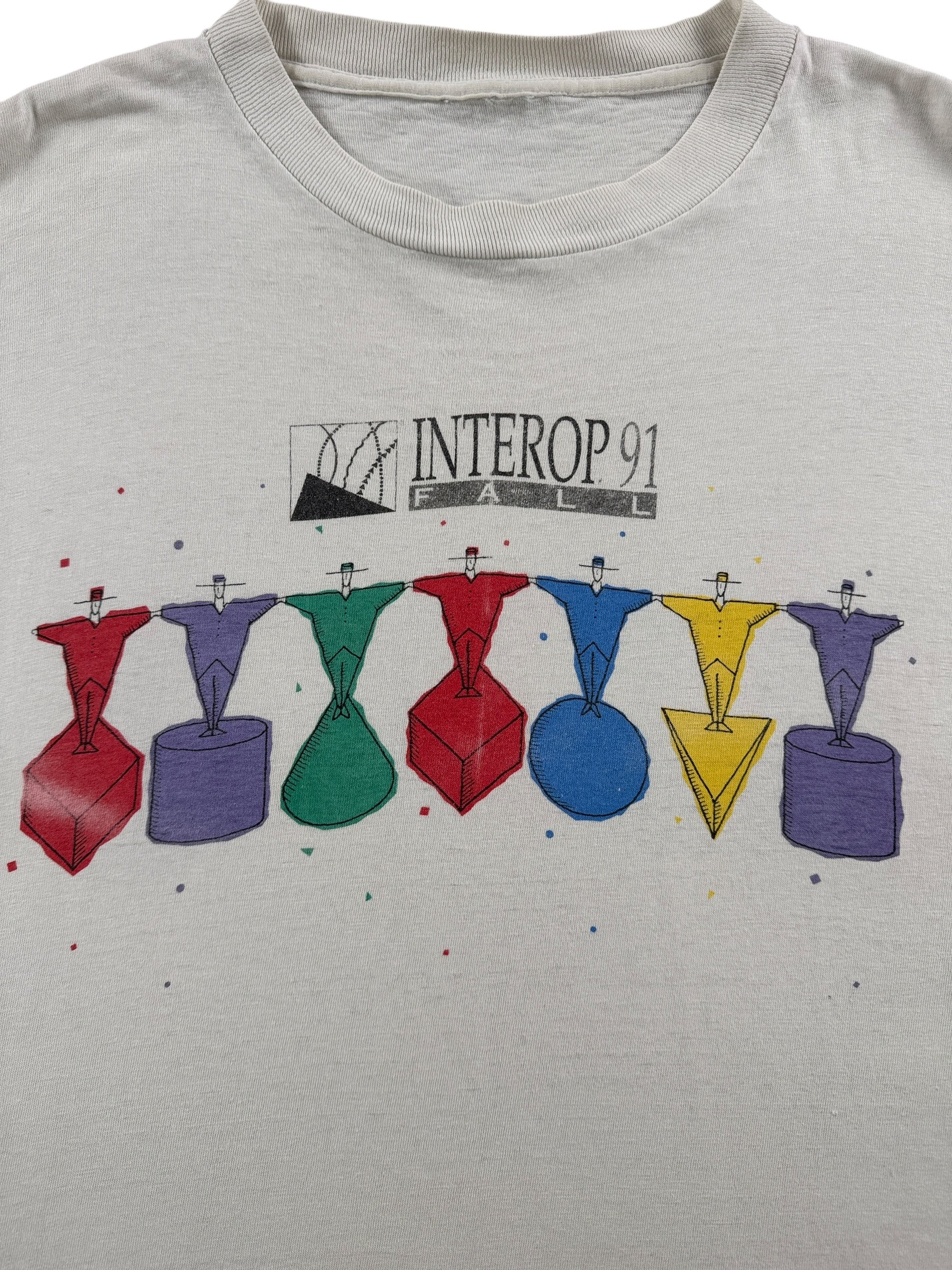 Graphic of Vintage Interop Graphic Tee SZ L